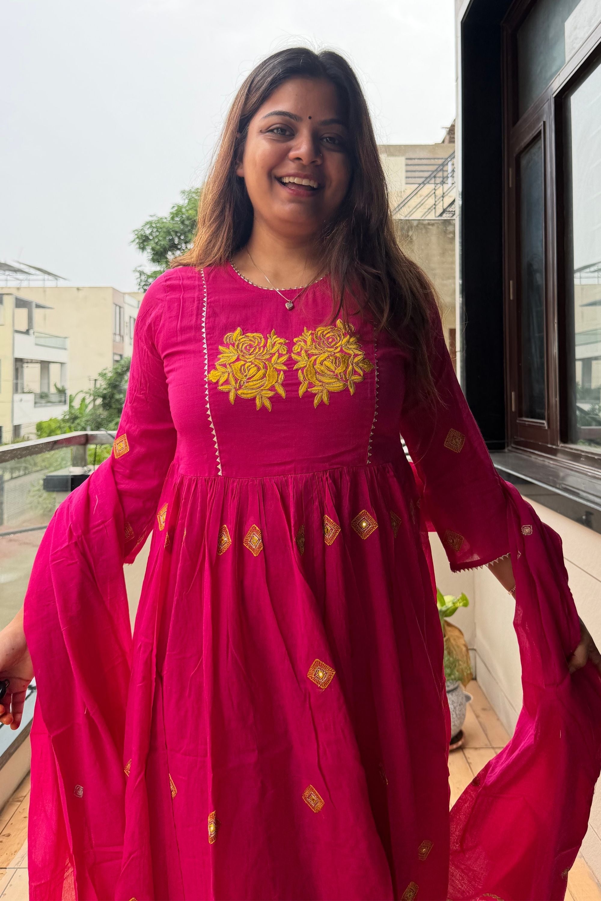 Dupatta Pant Set