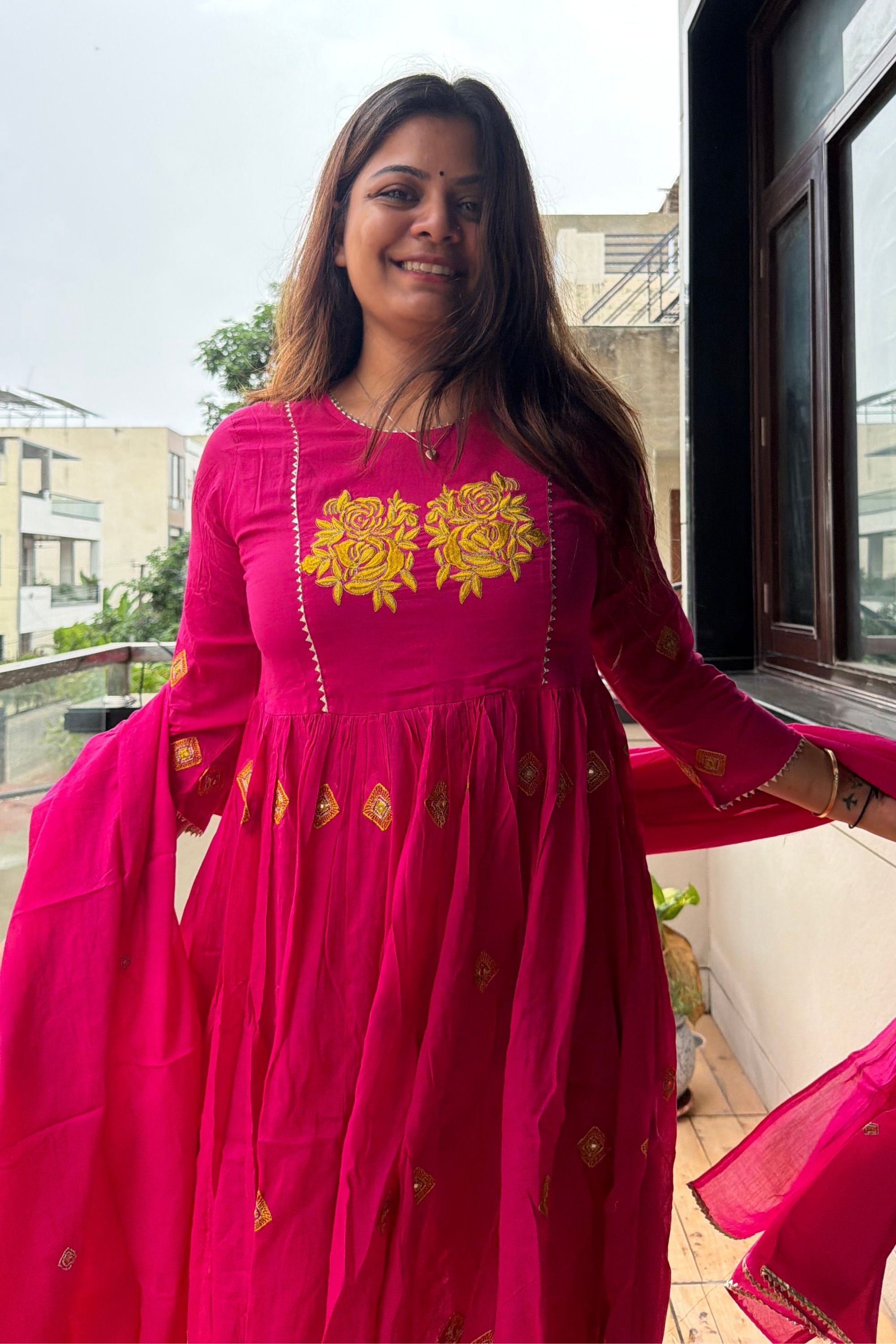 Dupatta Pant Set