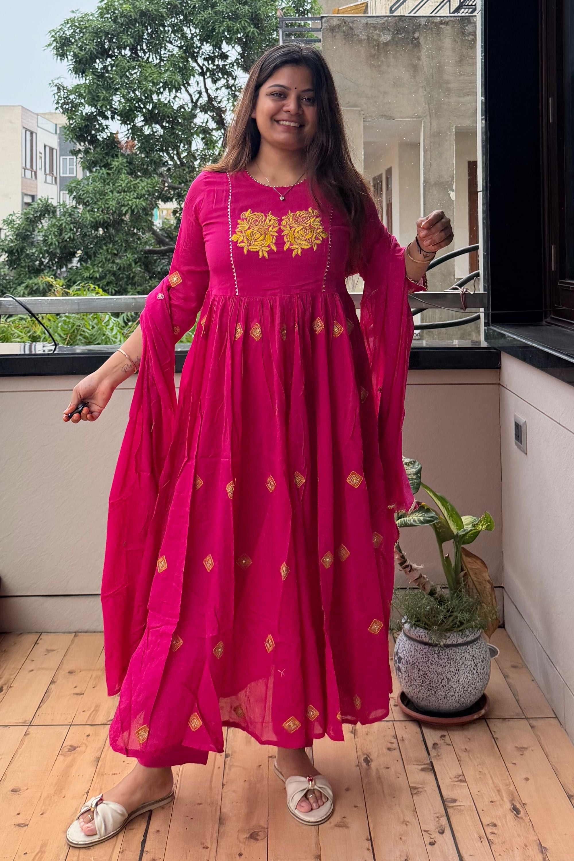 Dupatta Pant Set