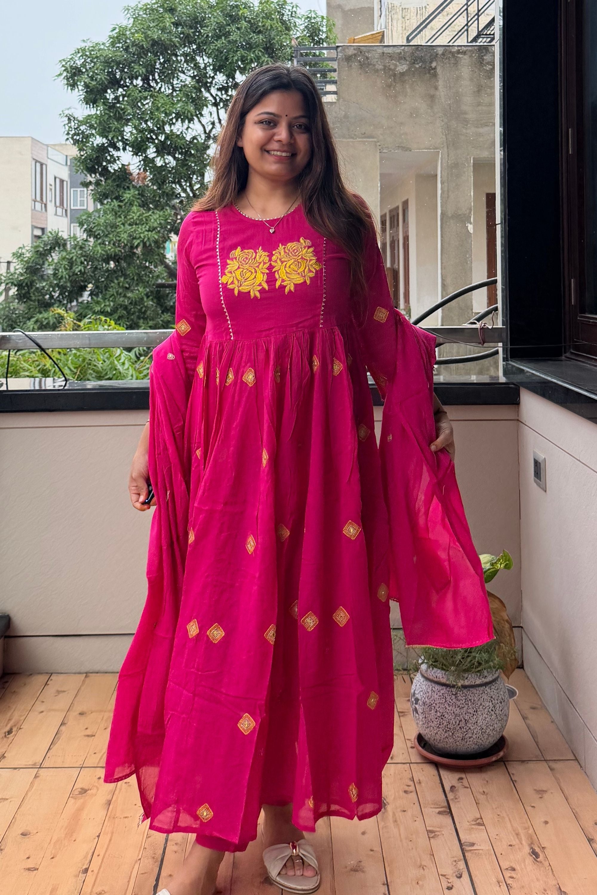 Dupatta Pant Set