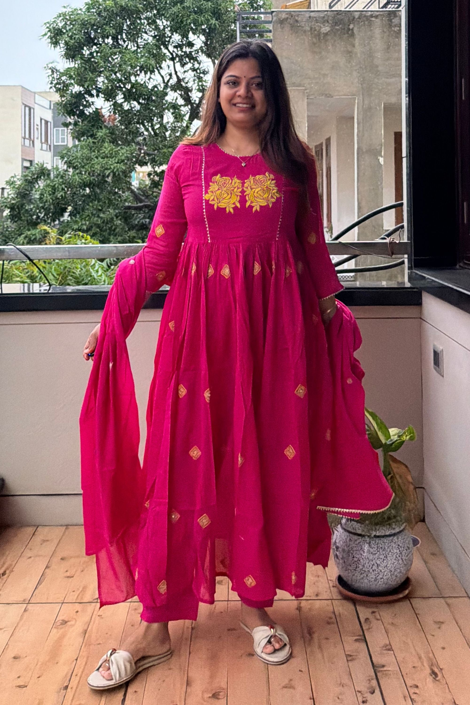 Dupatta Pant Set