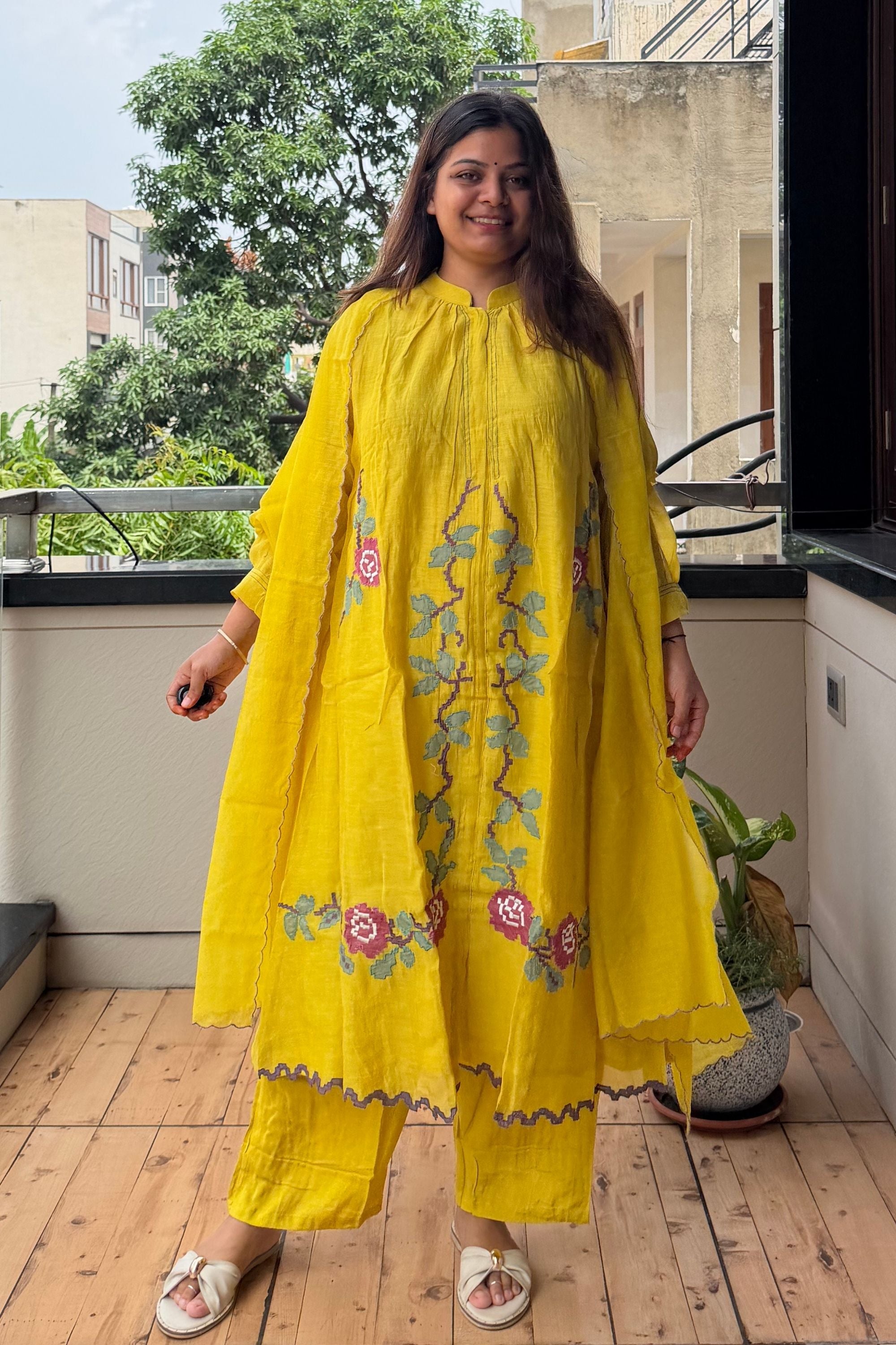 Dupatta Pant Set