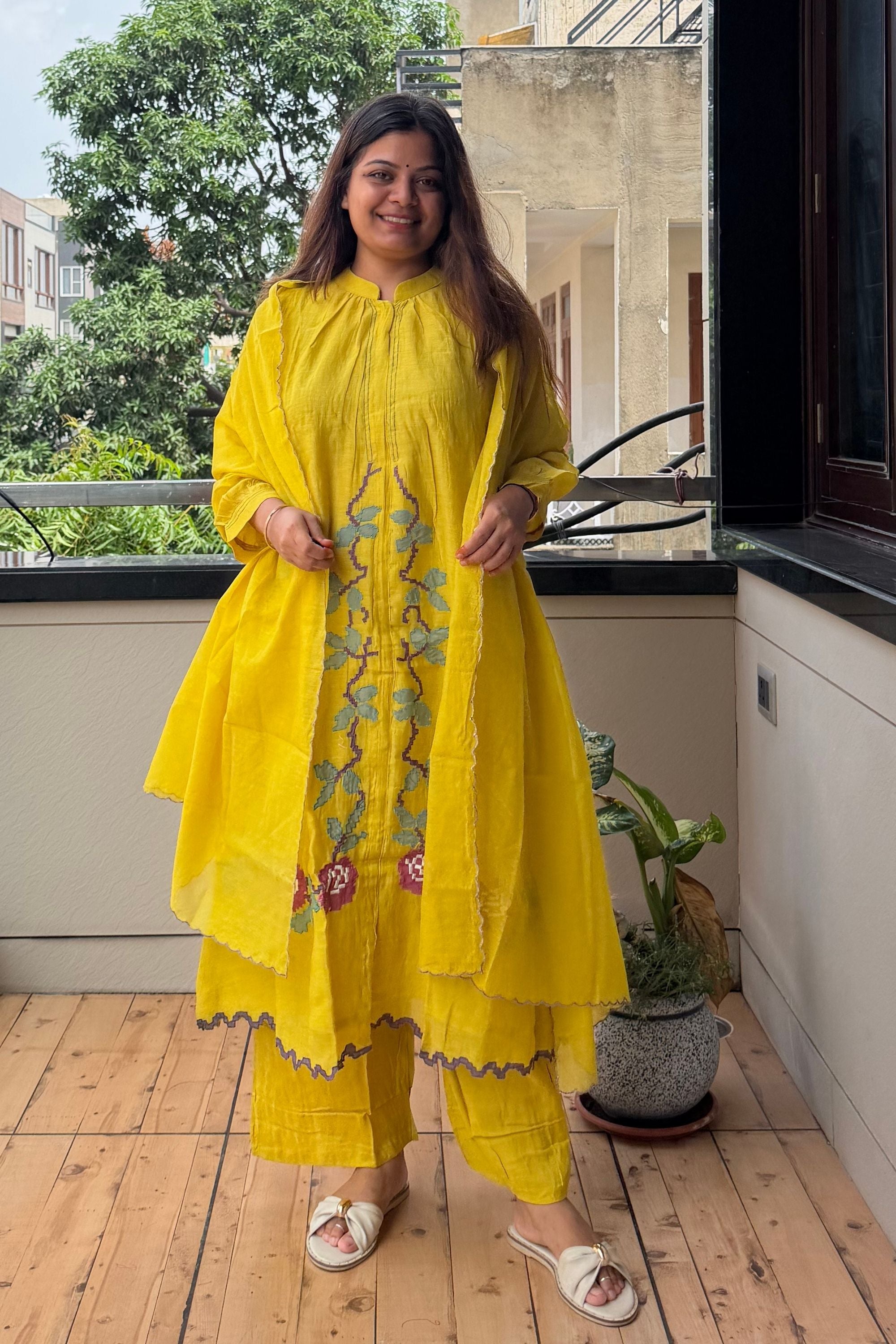 Dupatta Pant Set