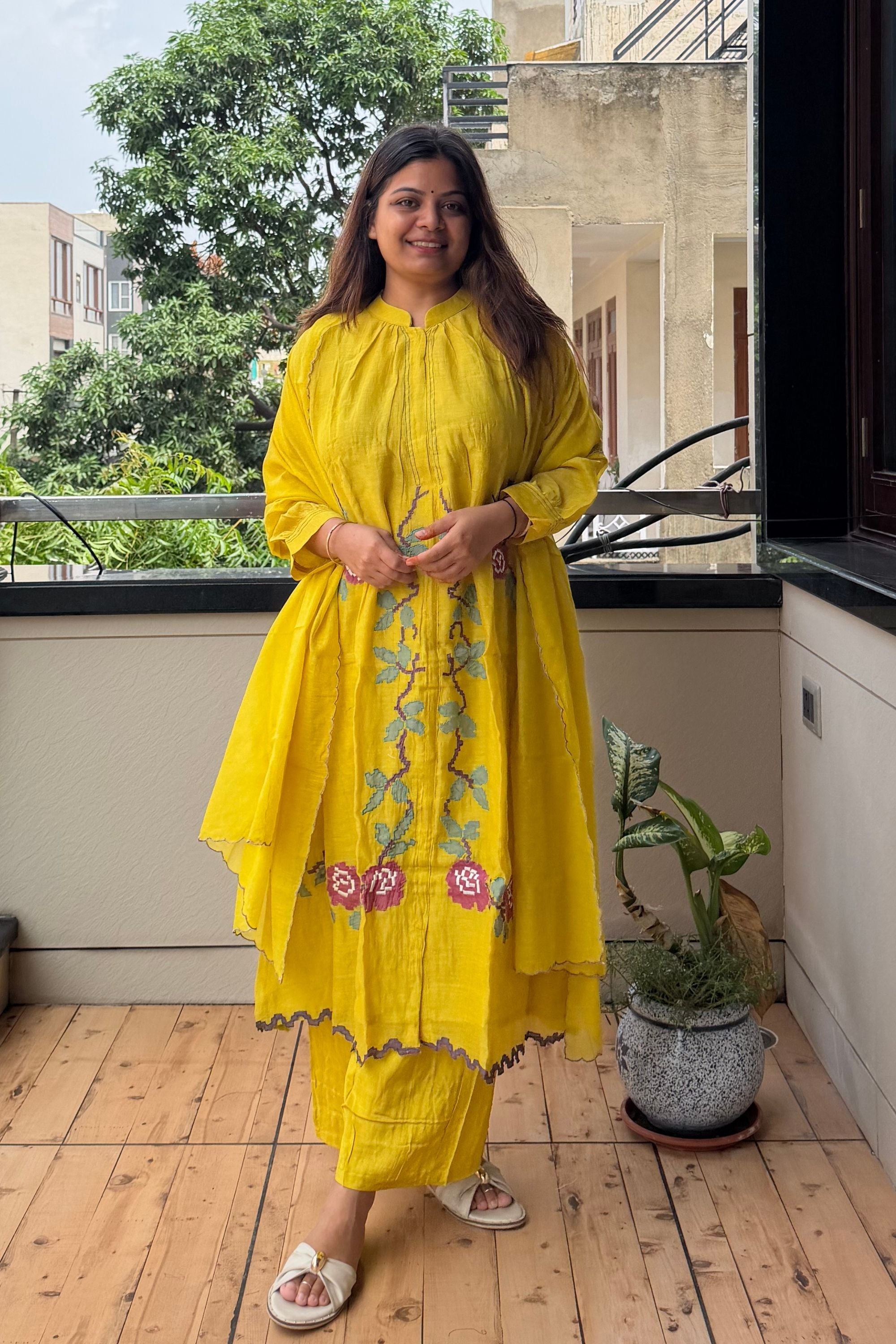 Dupatta Pant Set