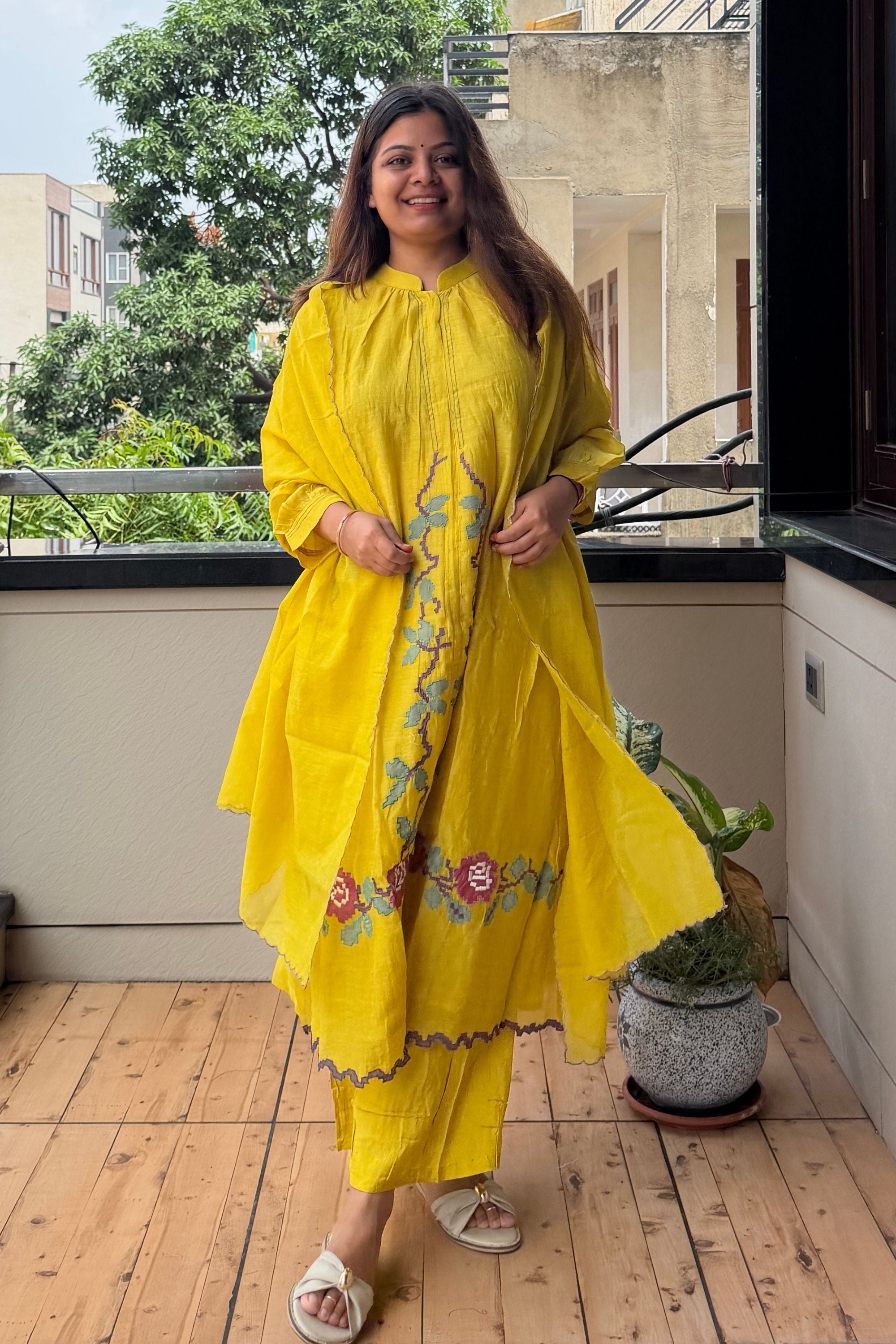 Dupatta Pant Set