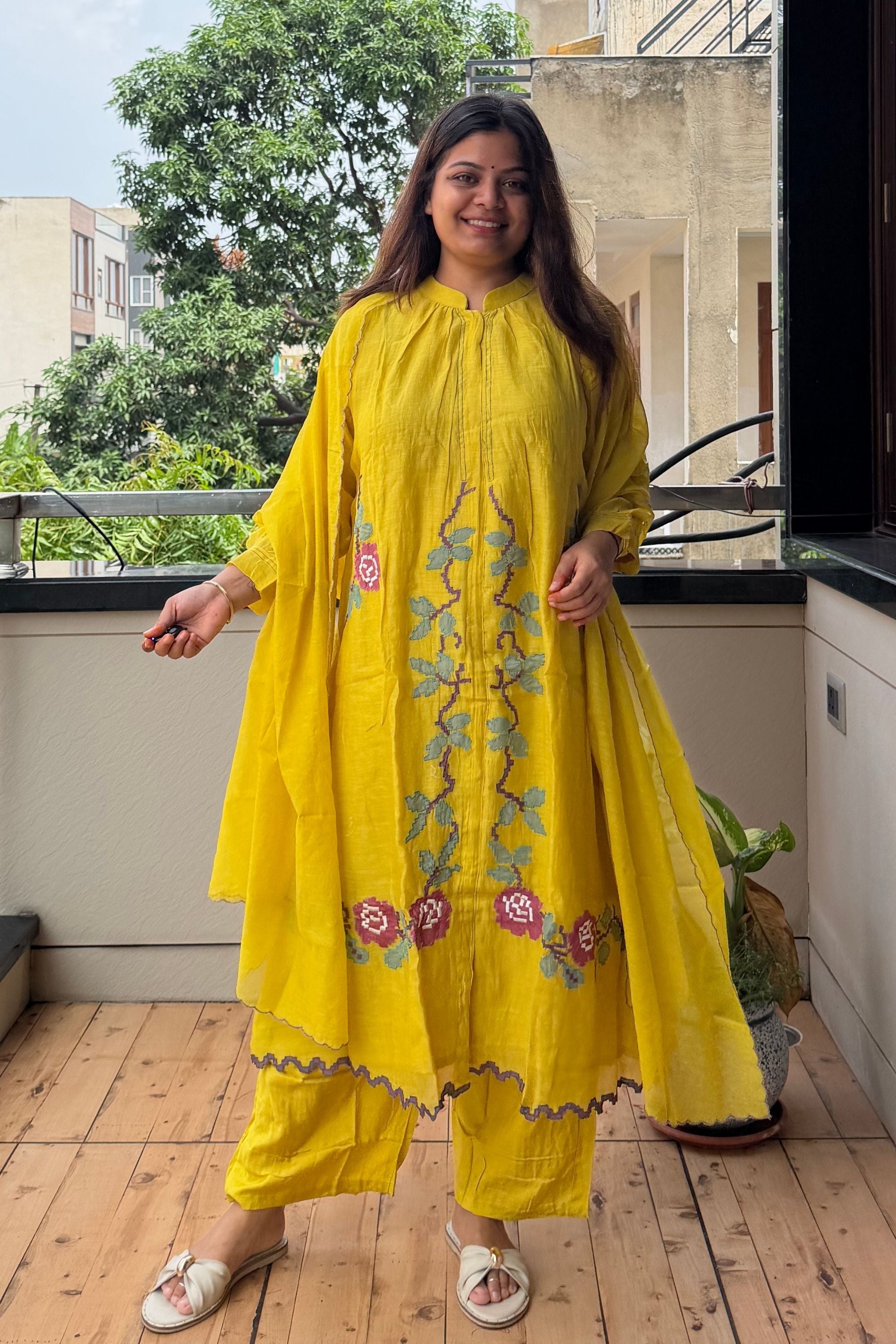 Dupatta Pant Set