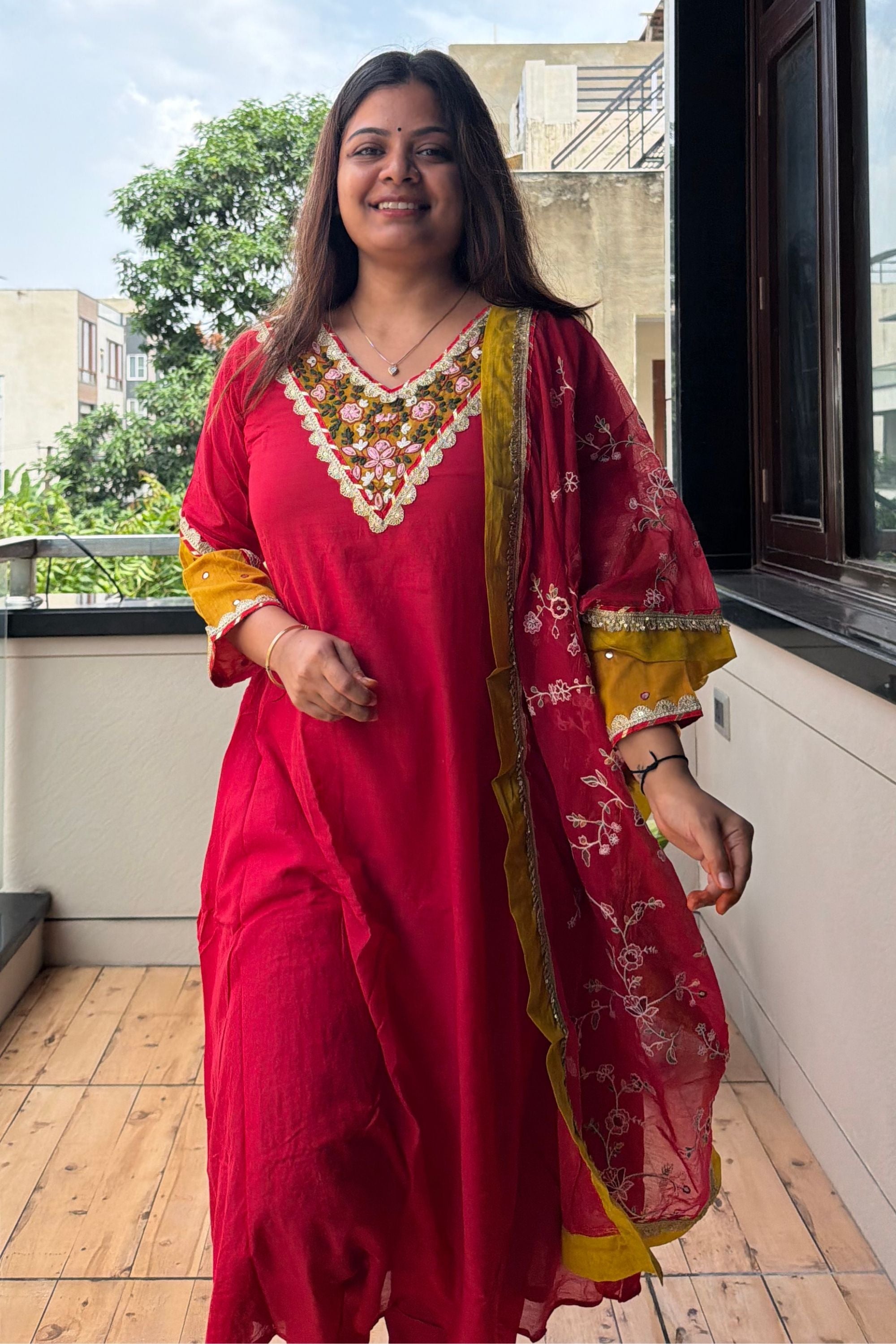 Dupatta Pant Set