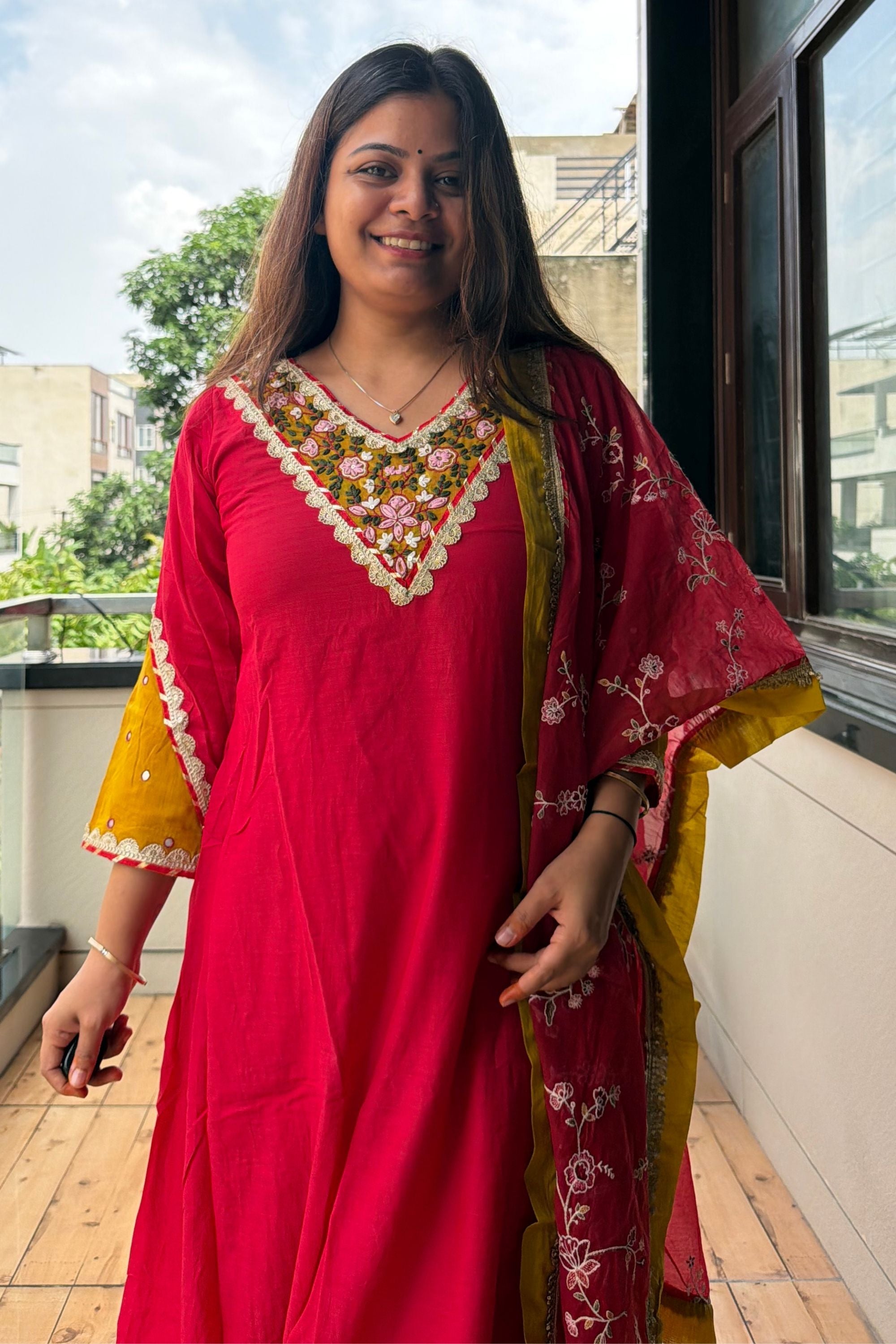 Dupatta Pant Set