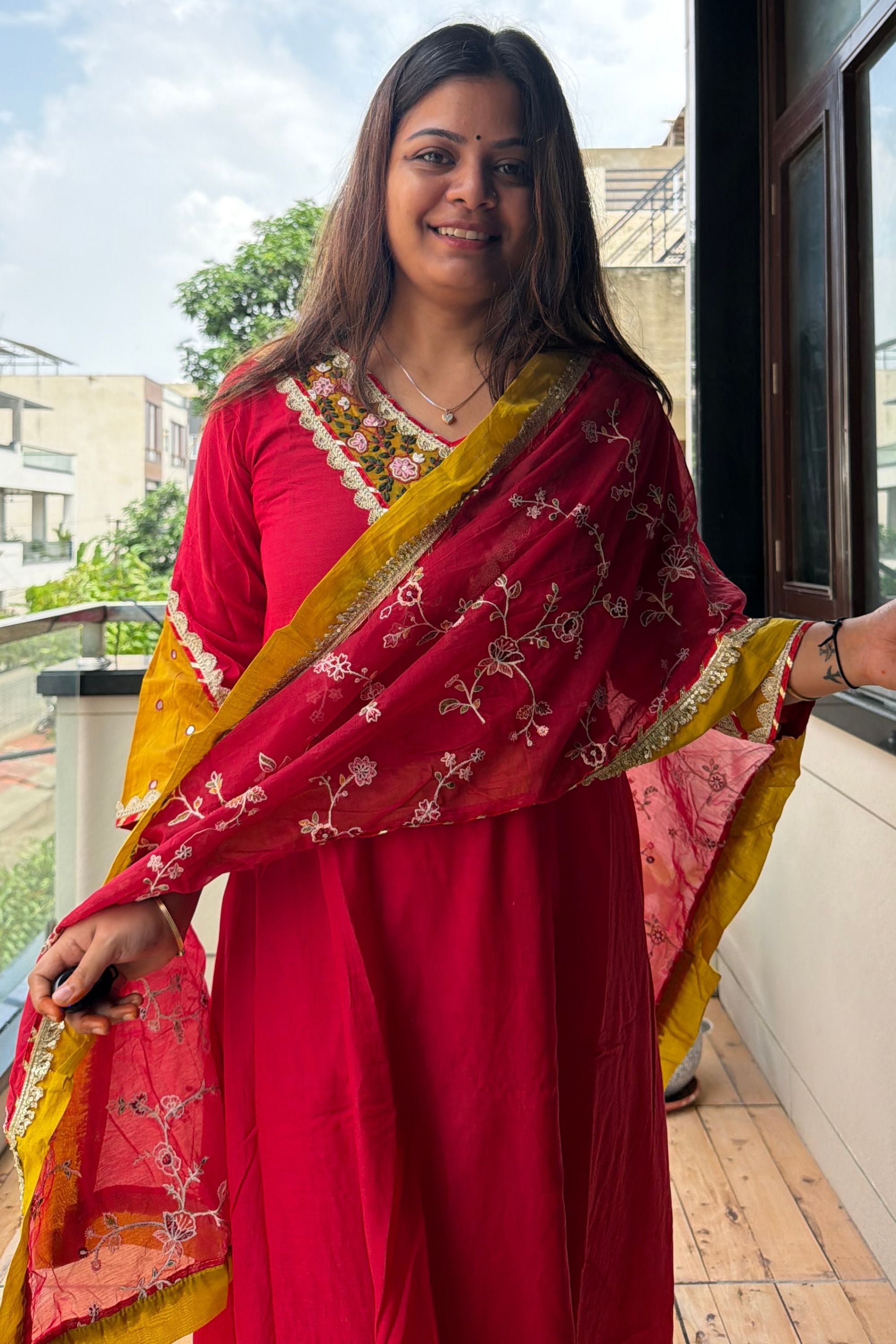 Dupatta Pant Set