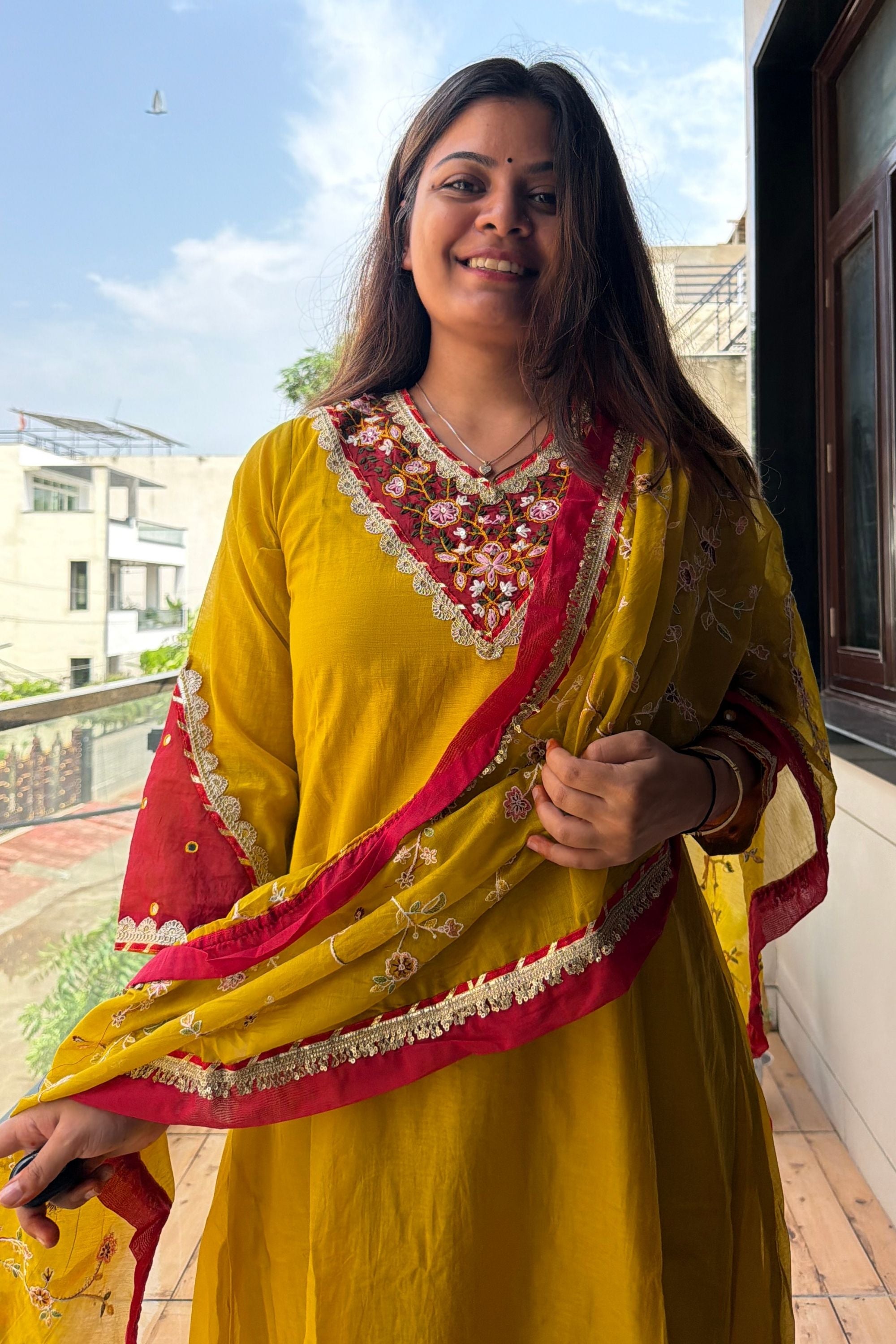 Dupatta Pant Set