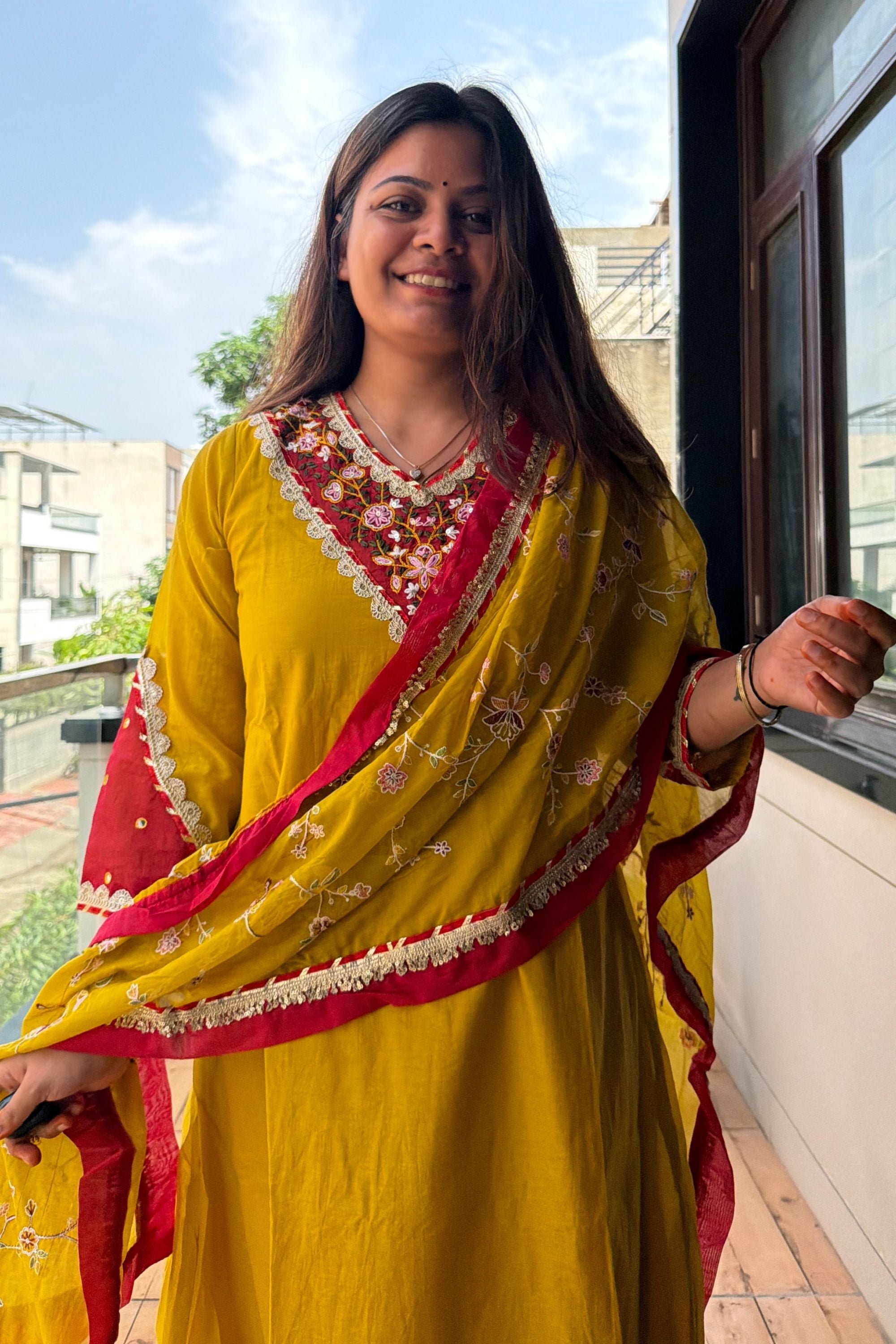Dupatta Pant Set