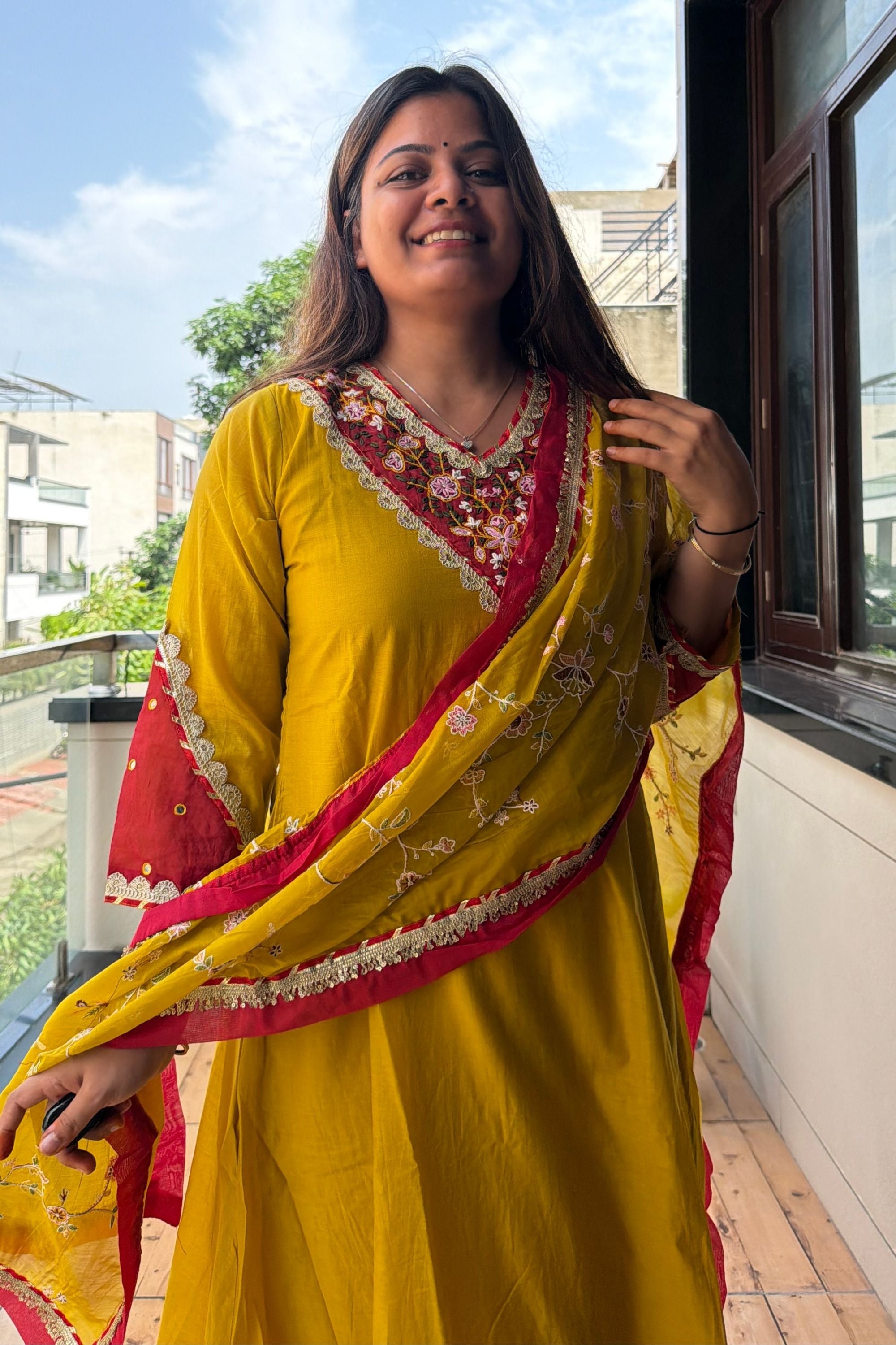 Dupatta Pant Set