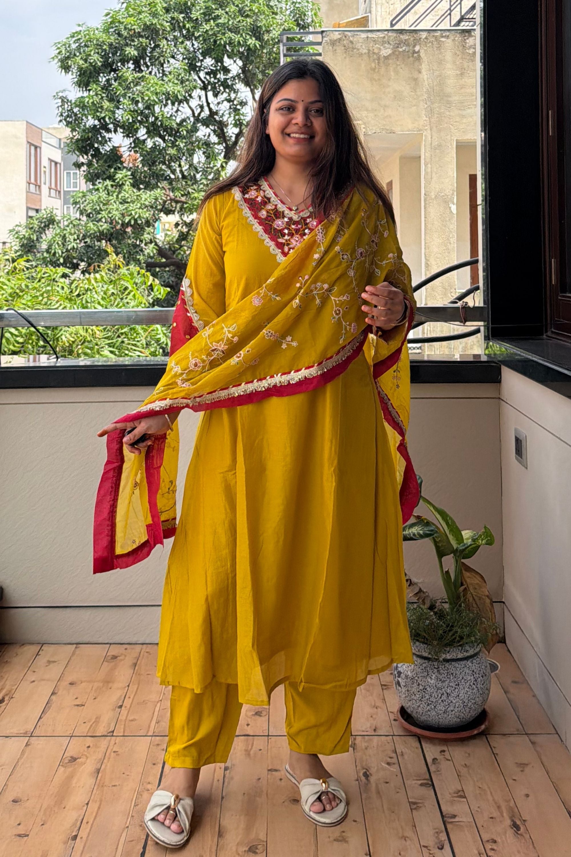 Dupatta Pant Set