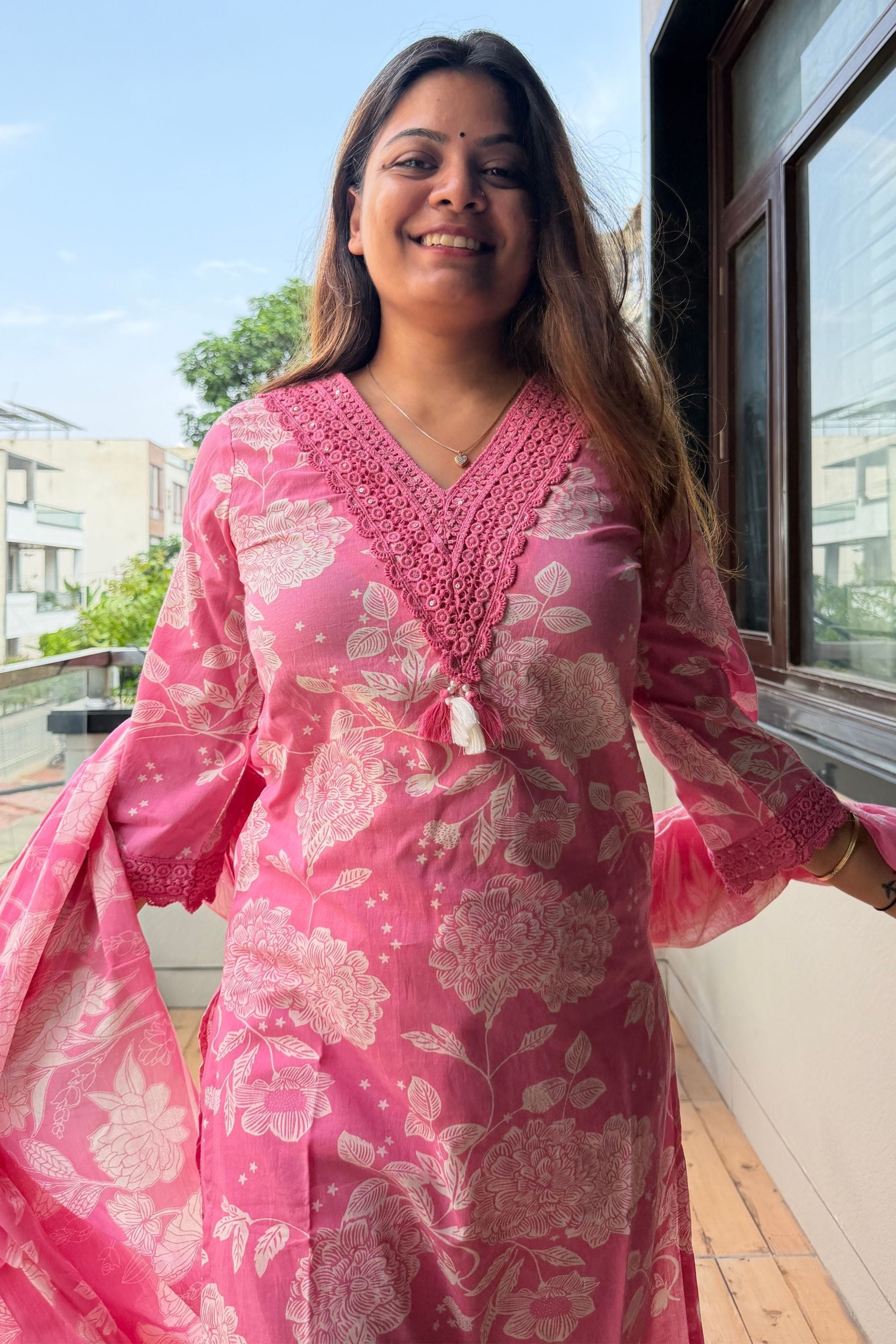Dupatta Pant Set