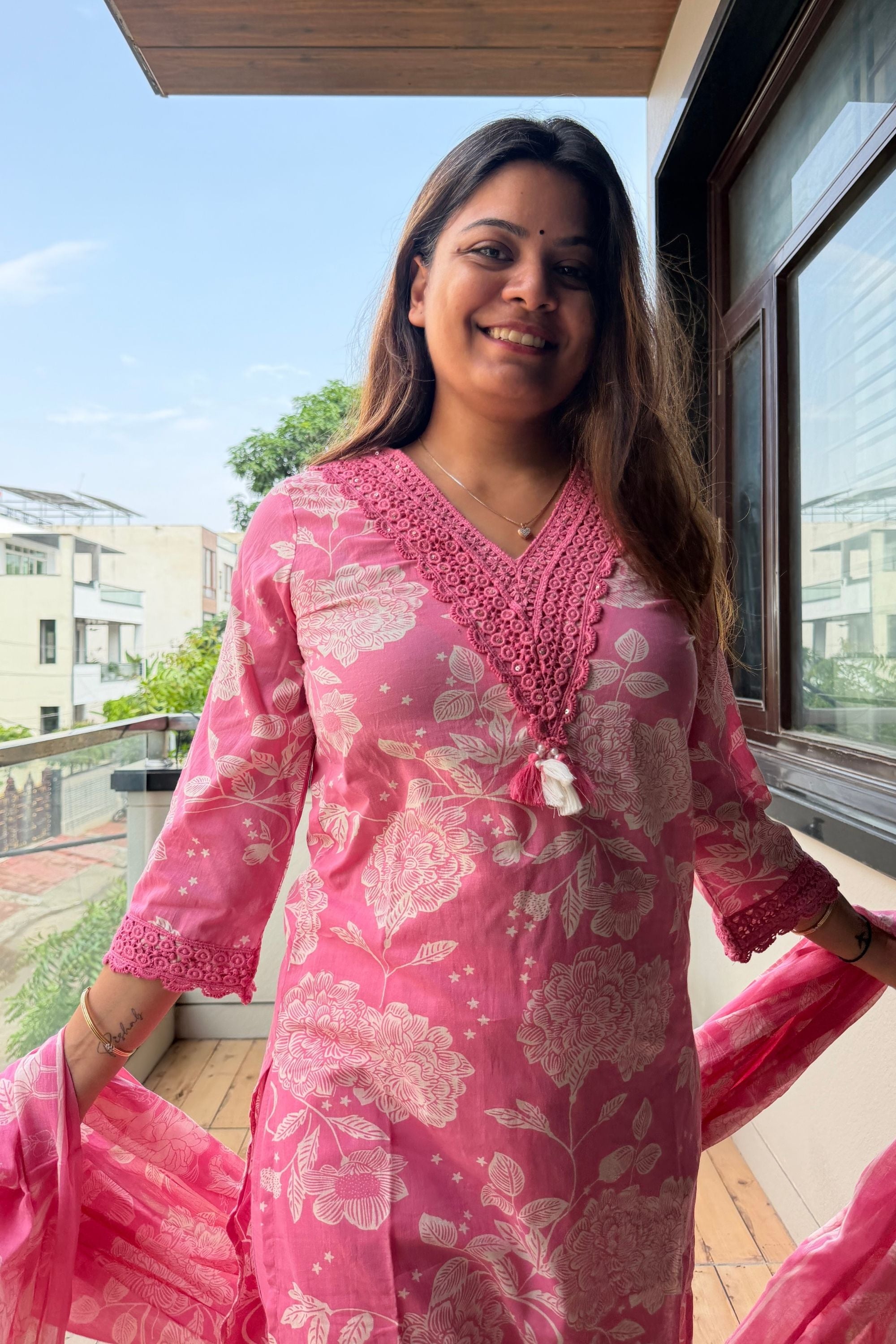 Dupatta Pant Set