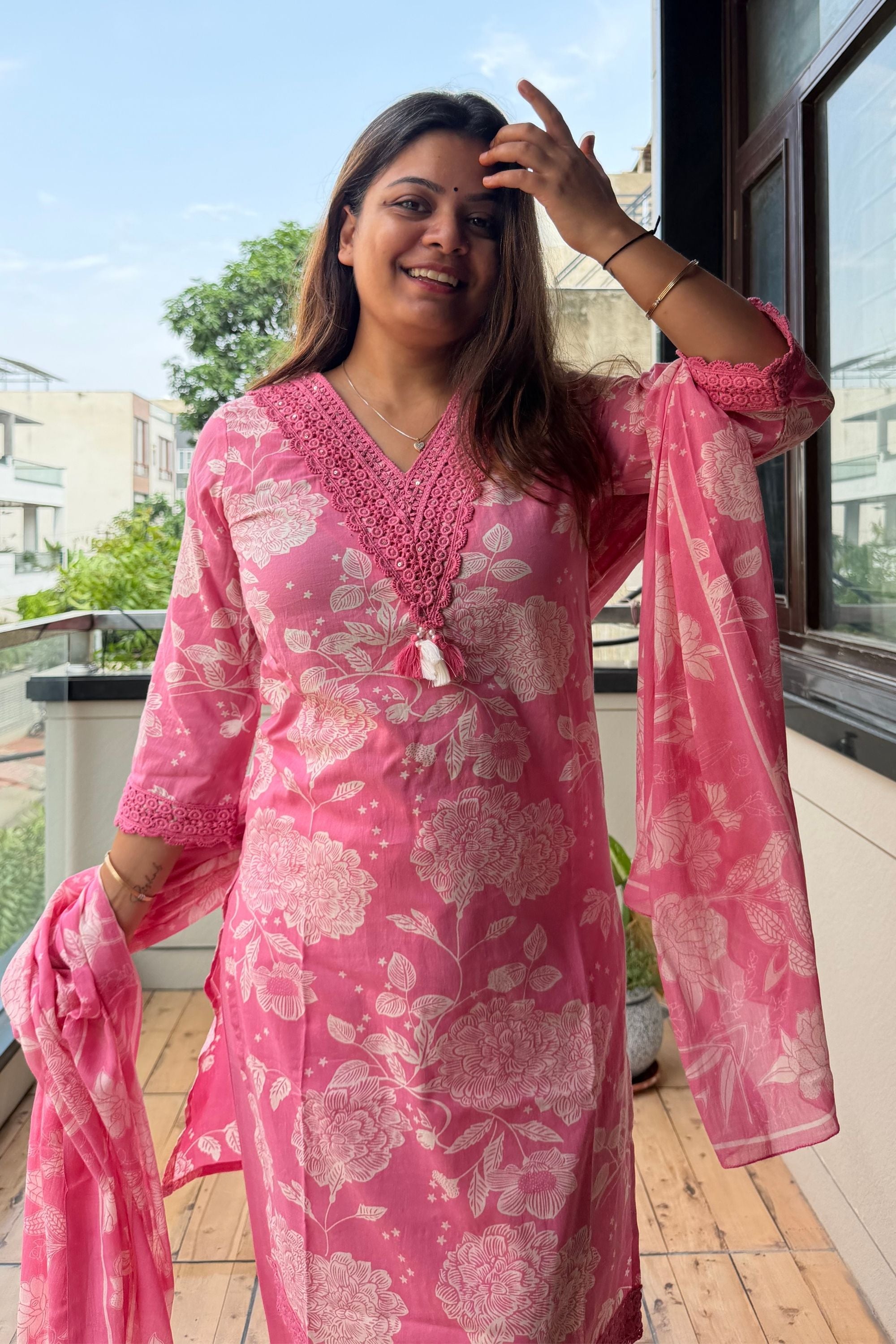 Dupatta Pant Set