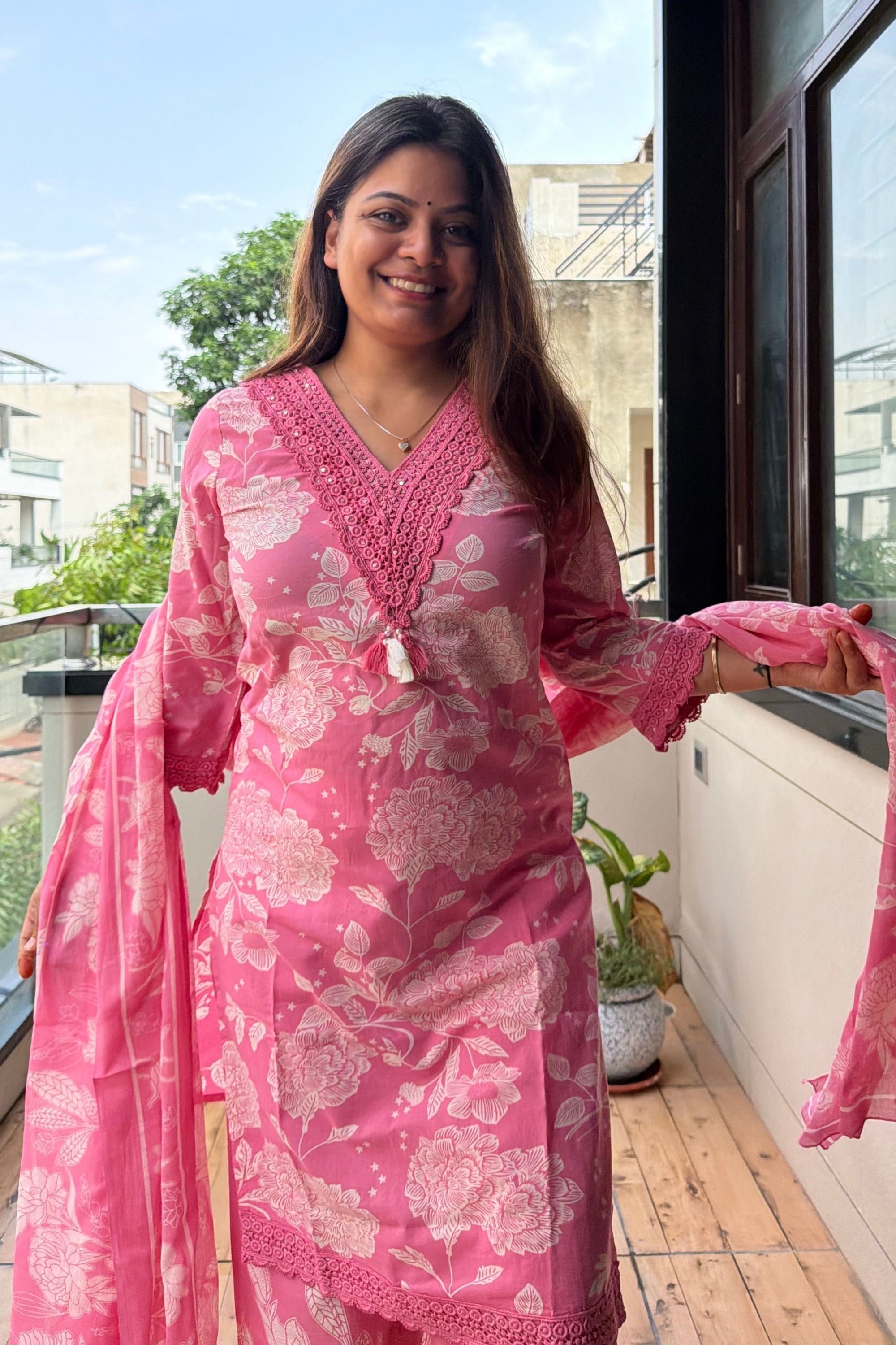 Dupatta Pant Set