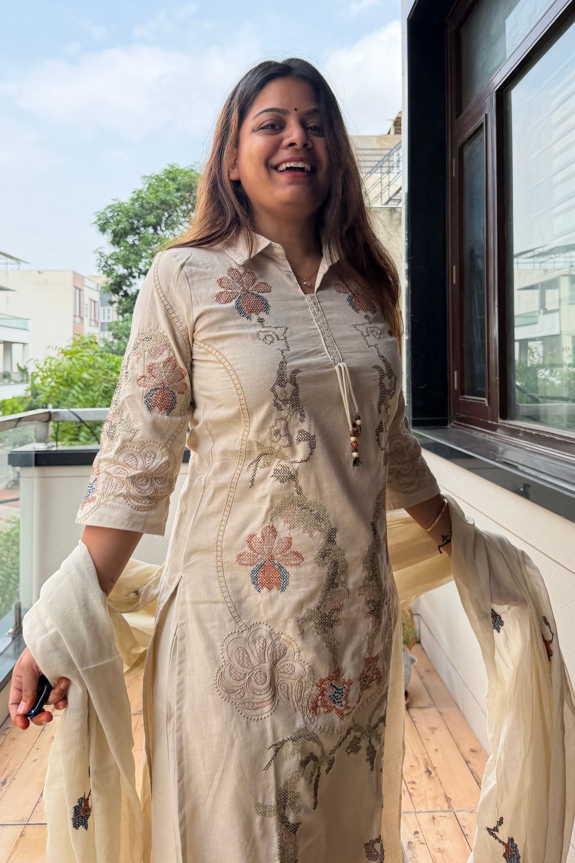 Dupatta Pant Set