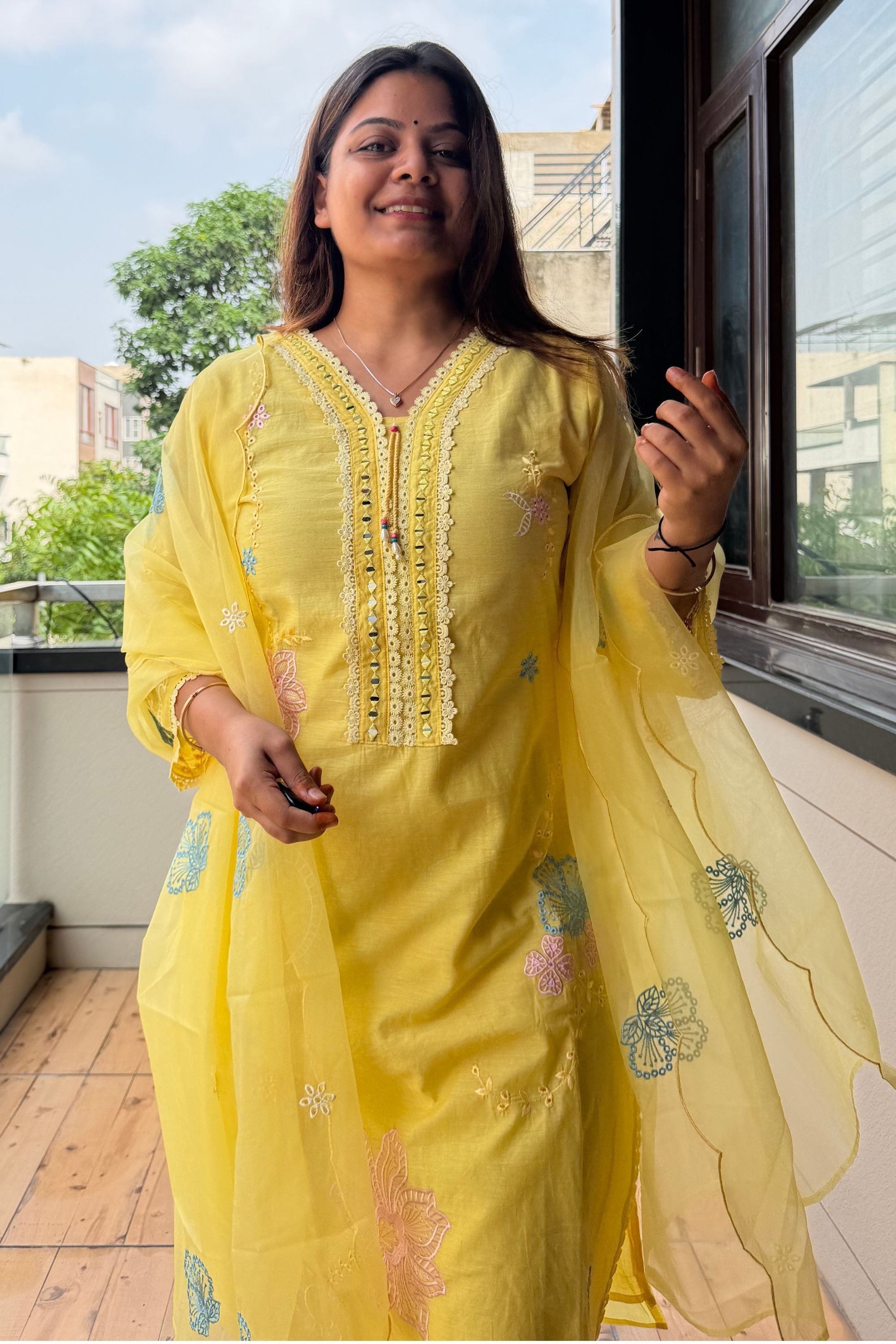 Dupatta Pant Set