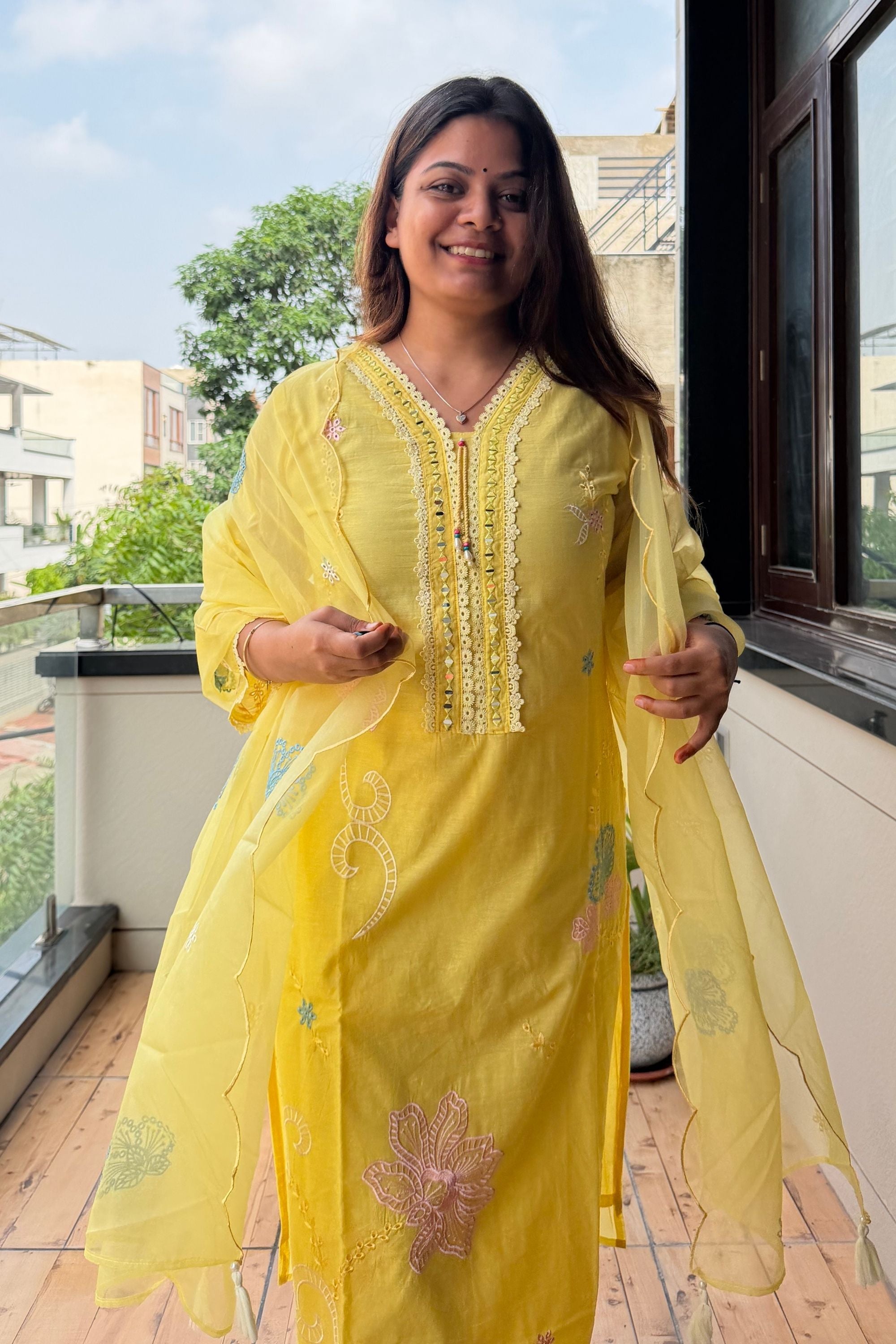 Dupatta Pant Set