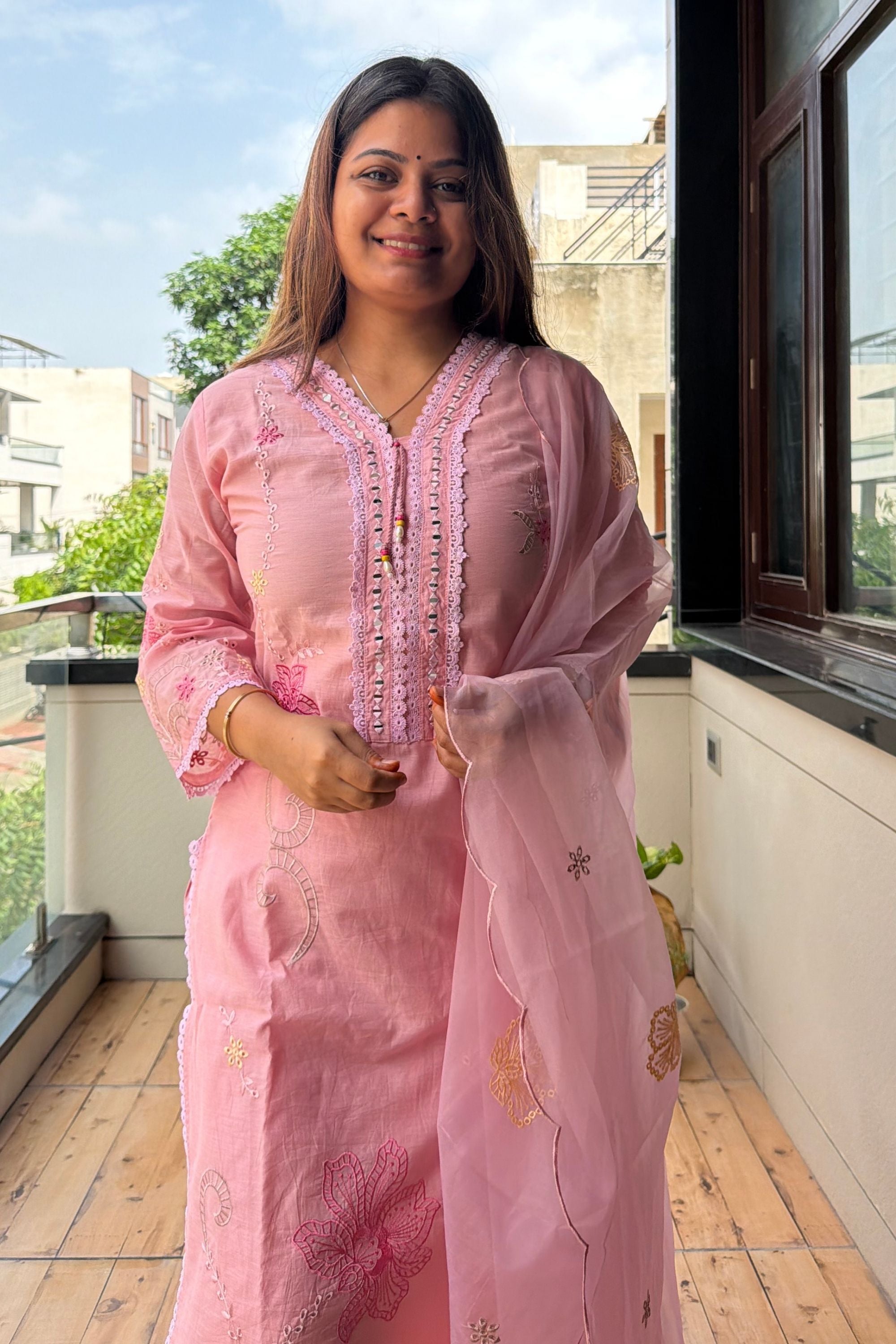 Dupatta Pant Set