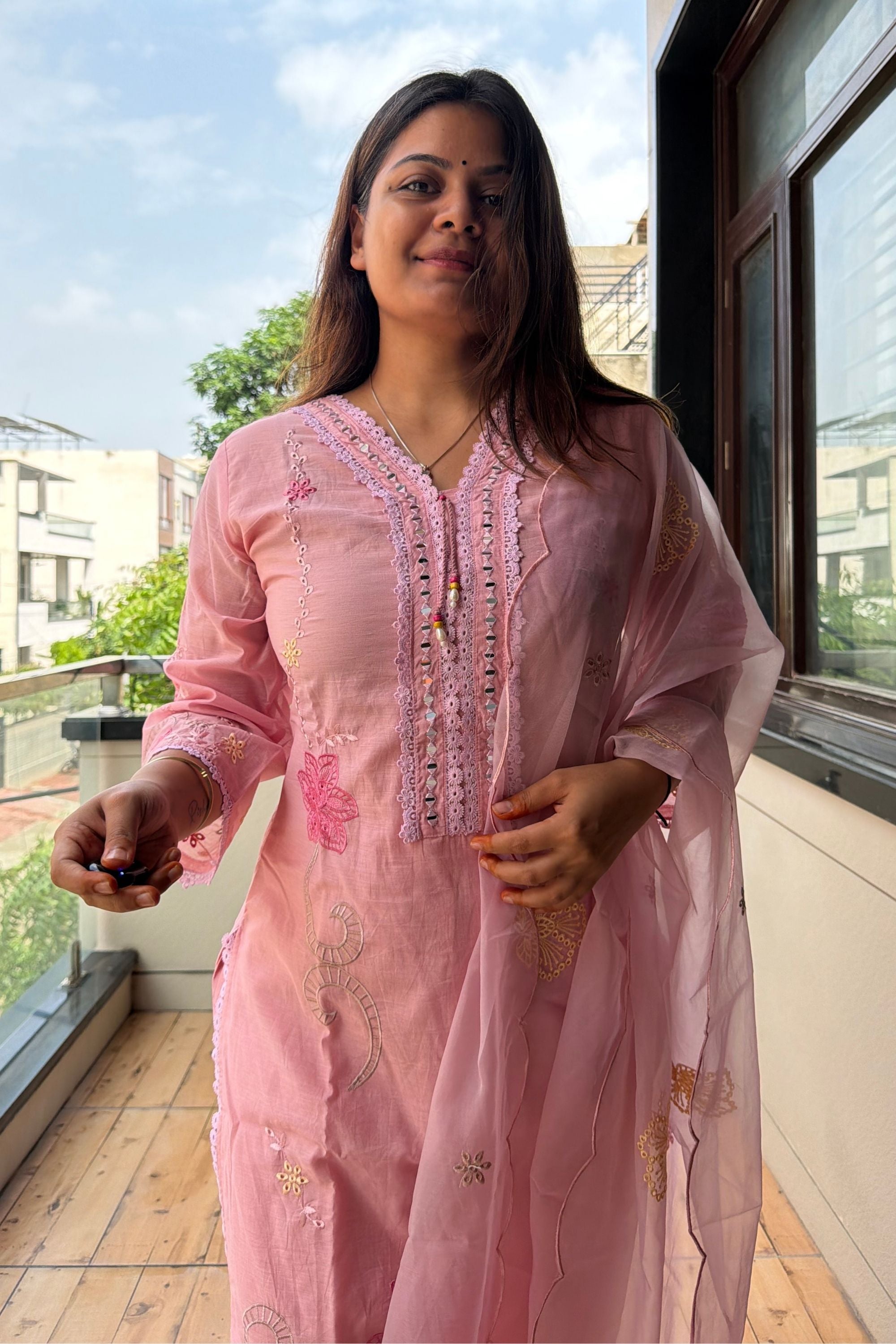 Dupatta Pant Set