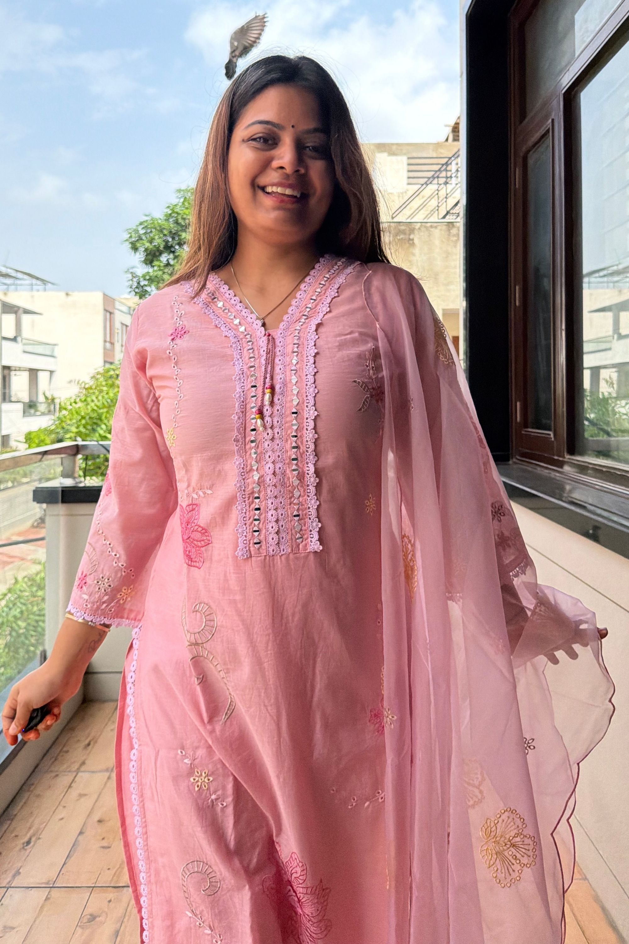 Dupatta Pant Set