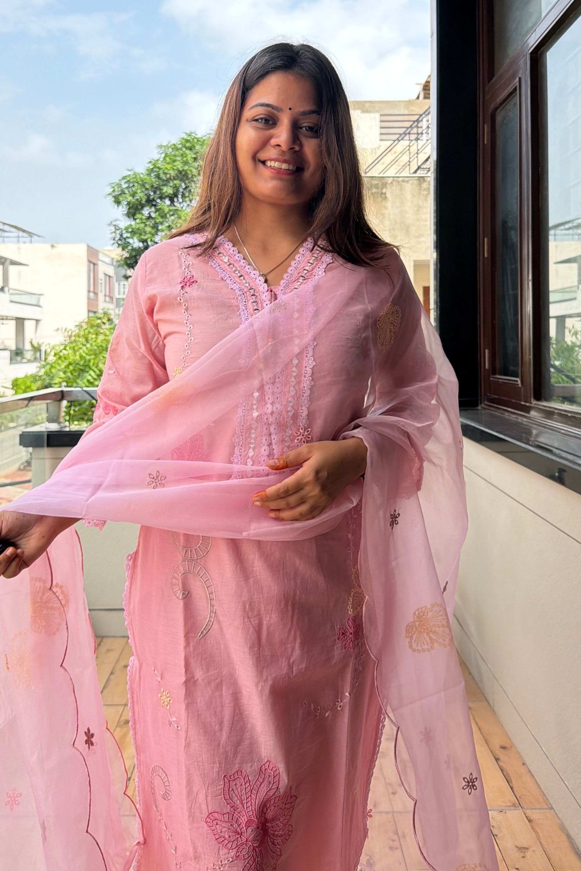 Dupatta Pant Set
