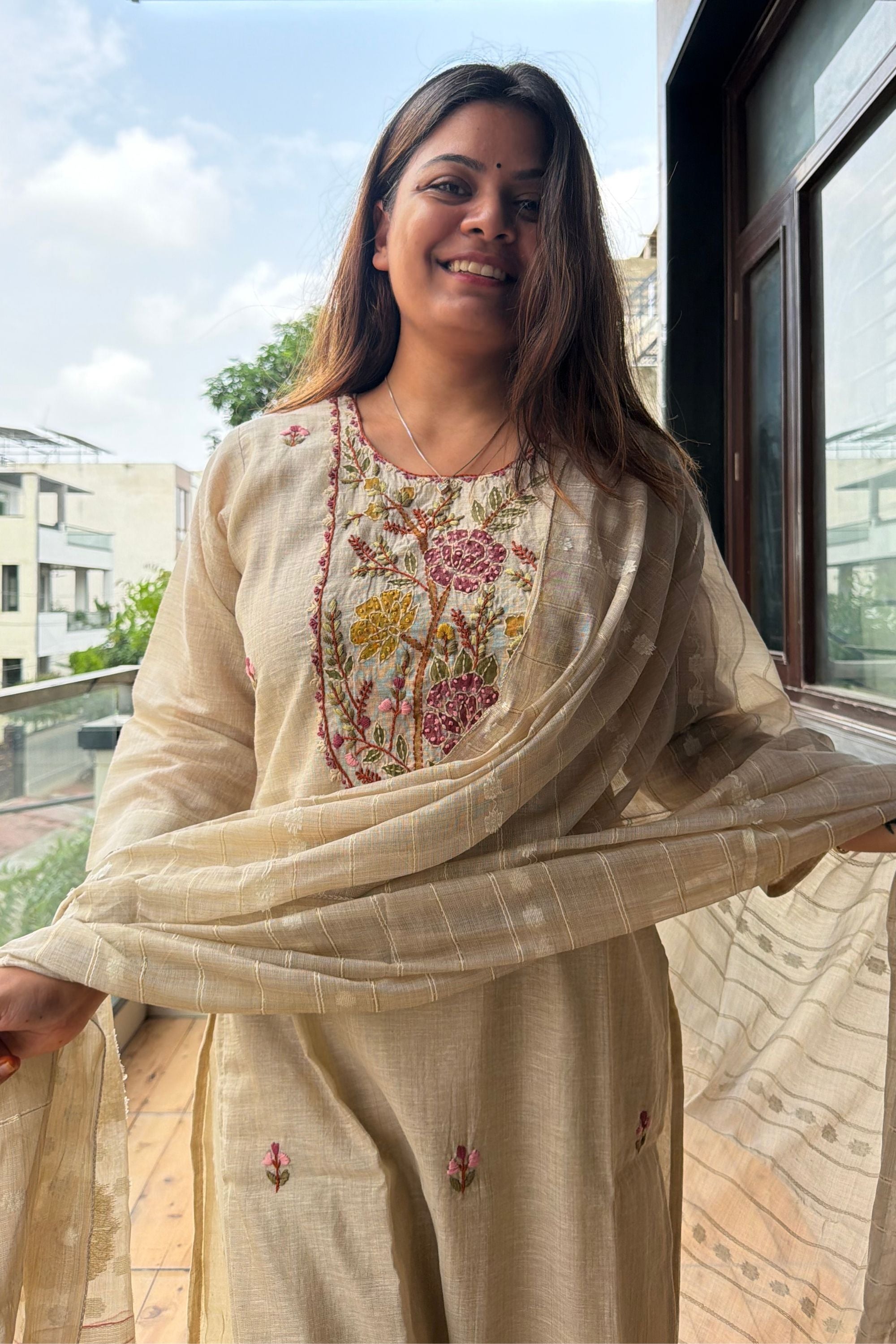 Dupatta Pant Set