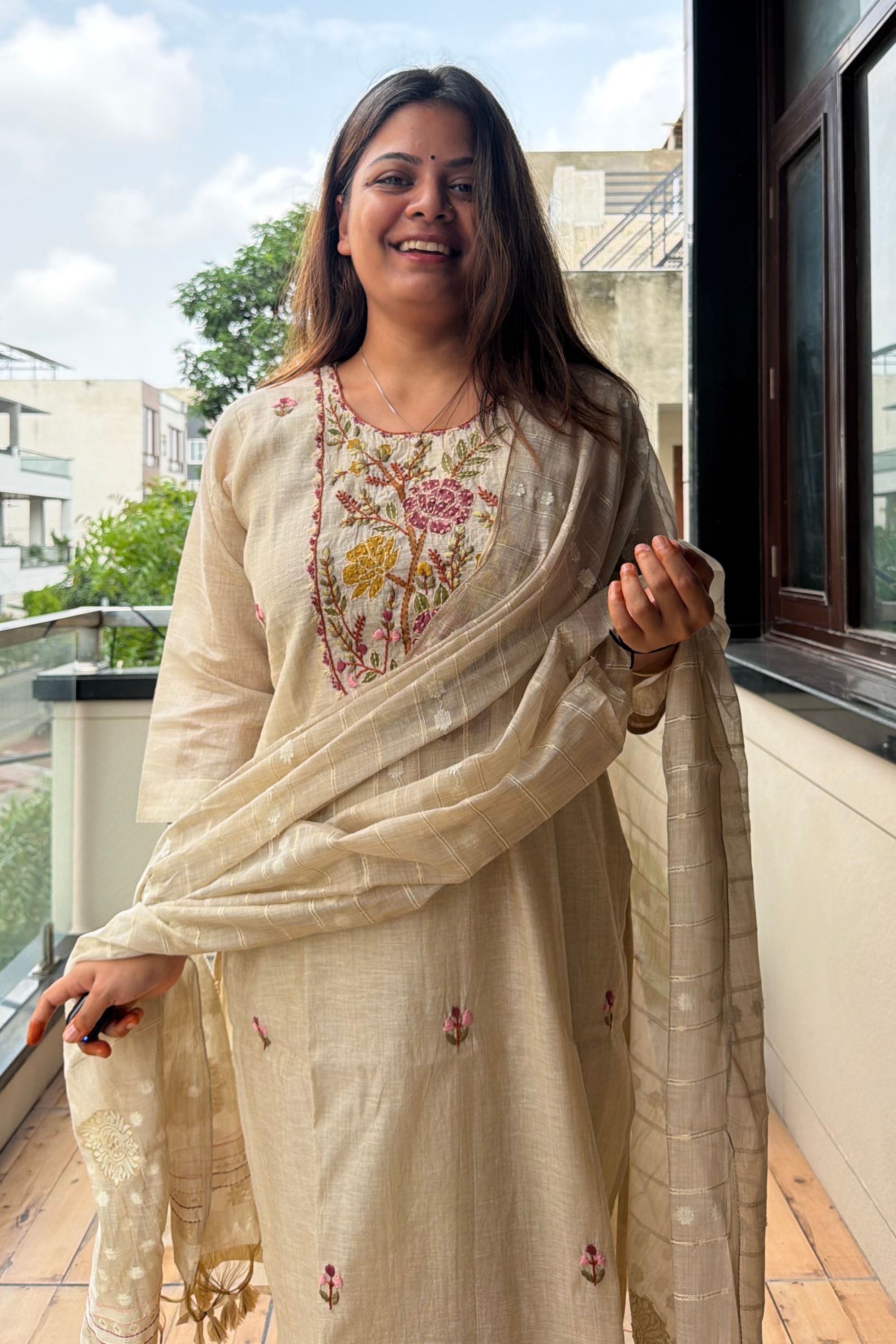 Dupatta Pant Set