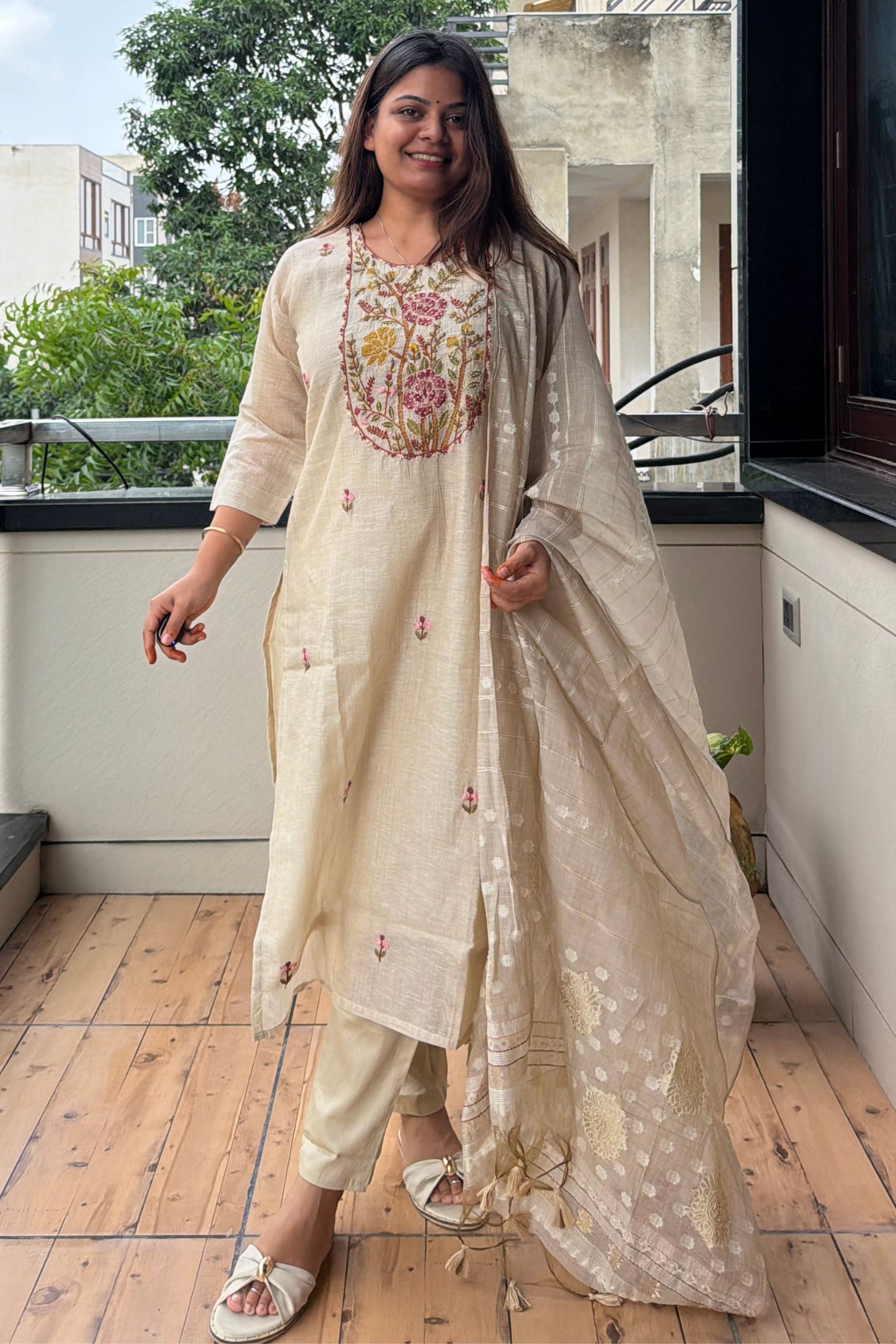Dupatta Pant Set