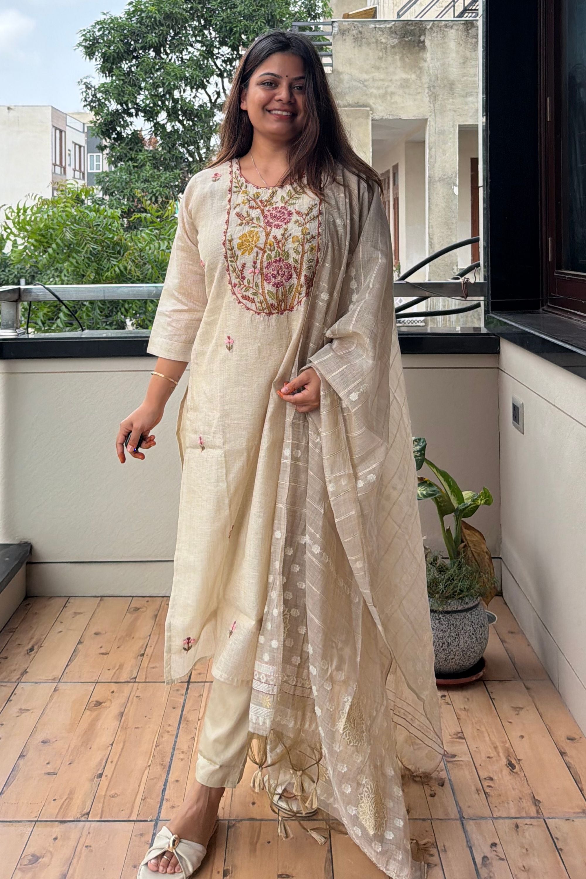 Dupatta Pant Set