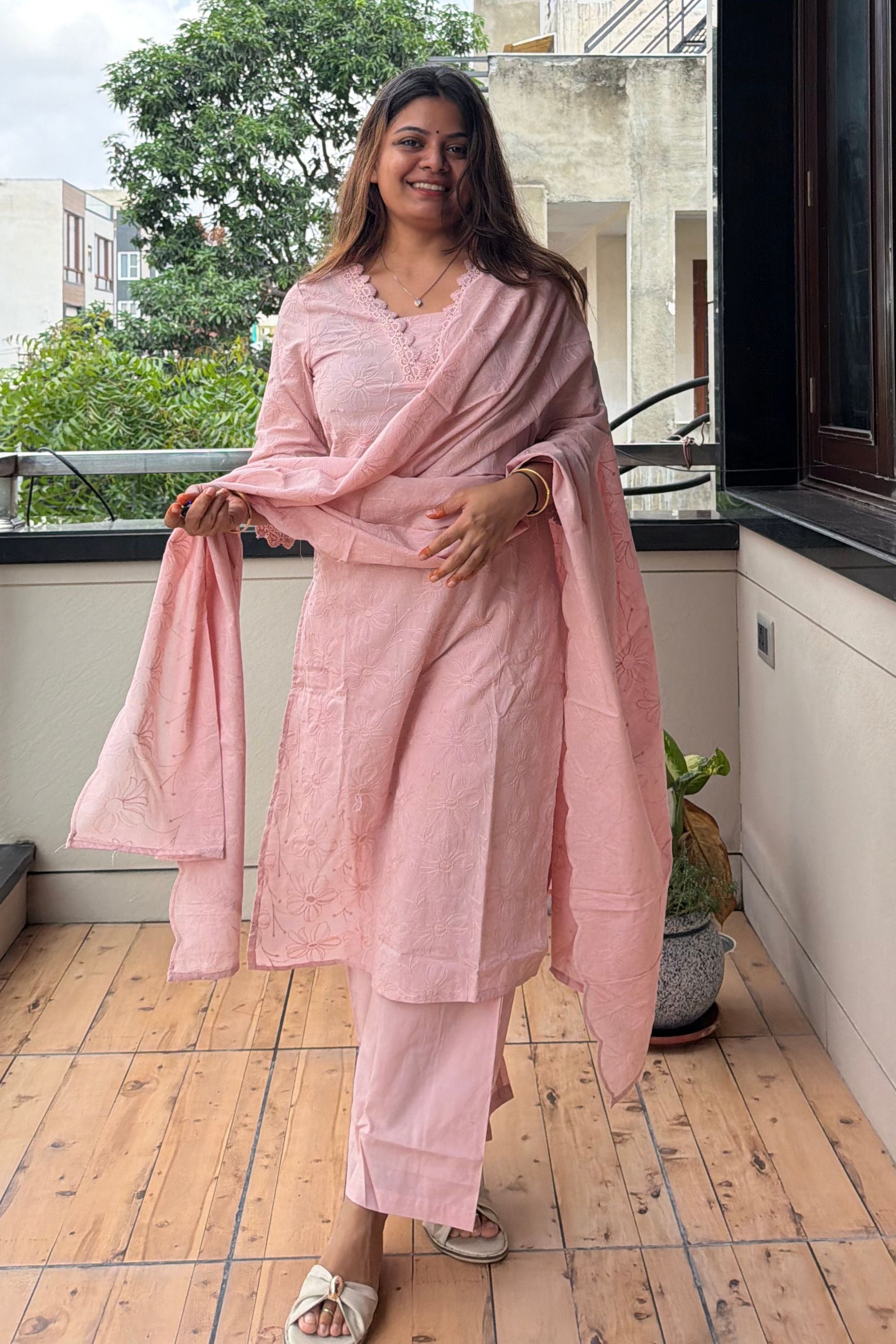 Dupatta Pant Set