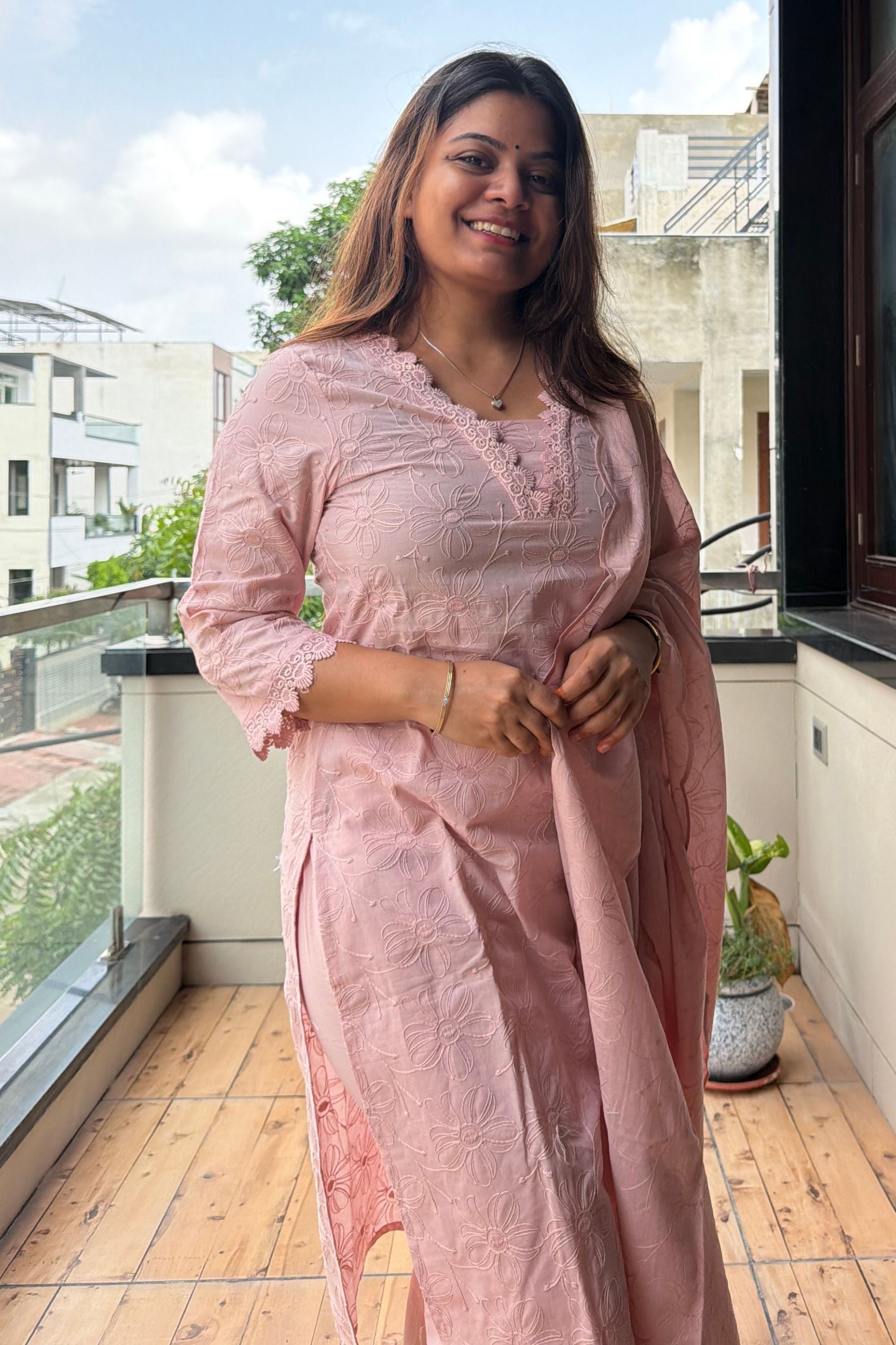 Dupatta Pant Set