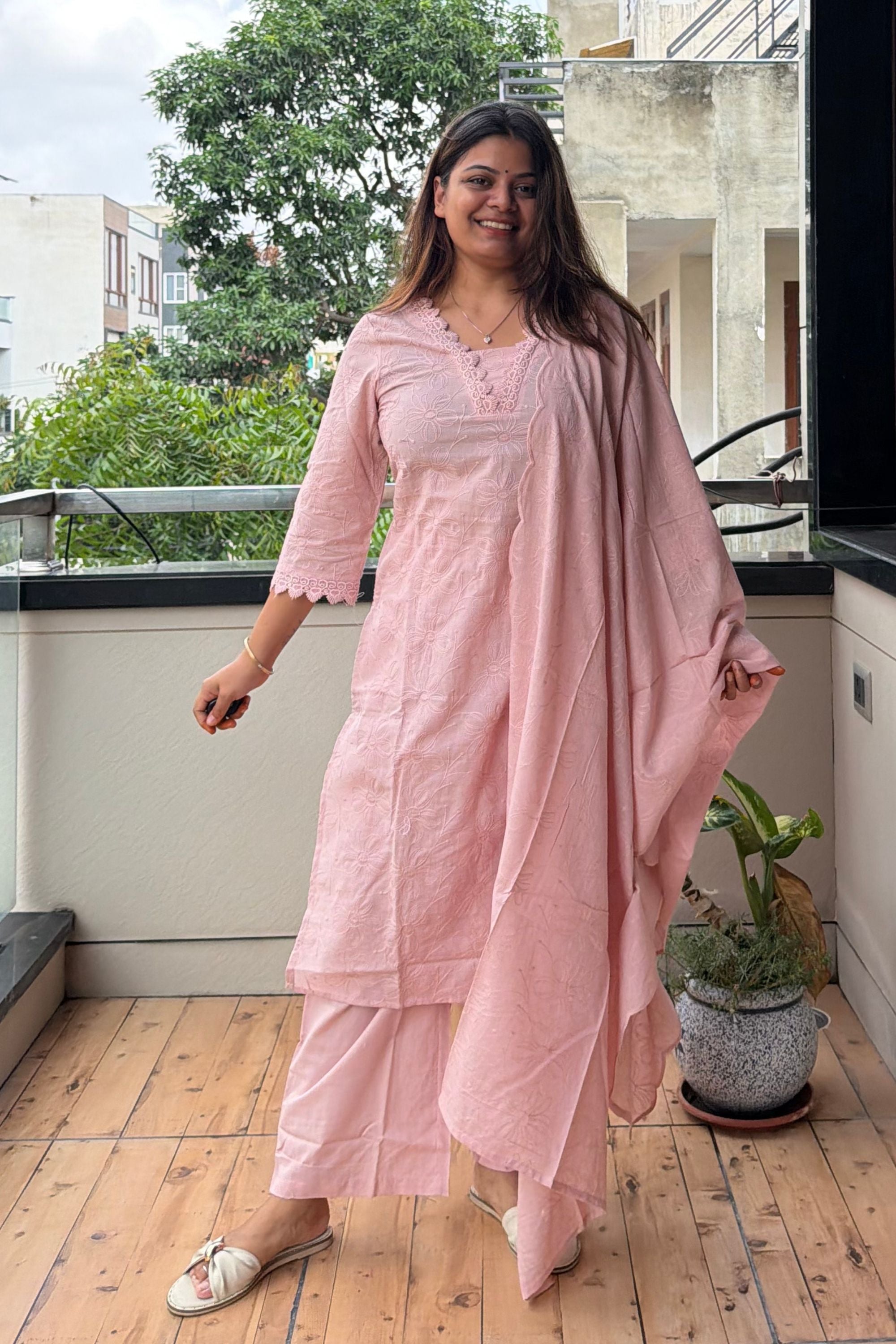 Dupatta Pant Set