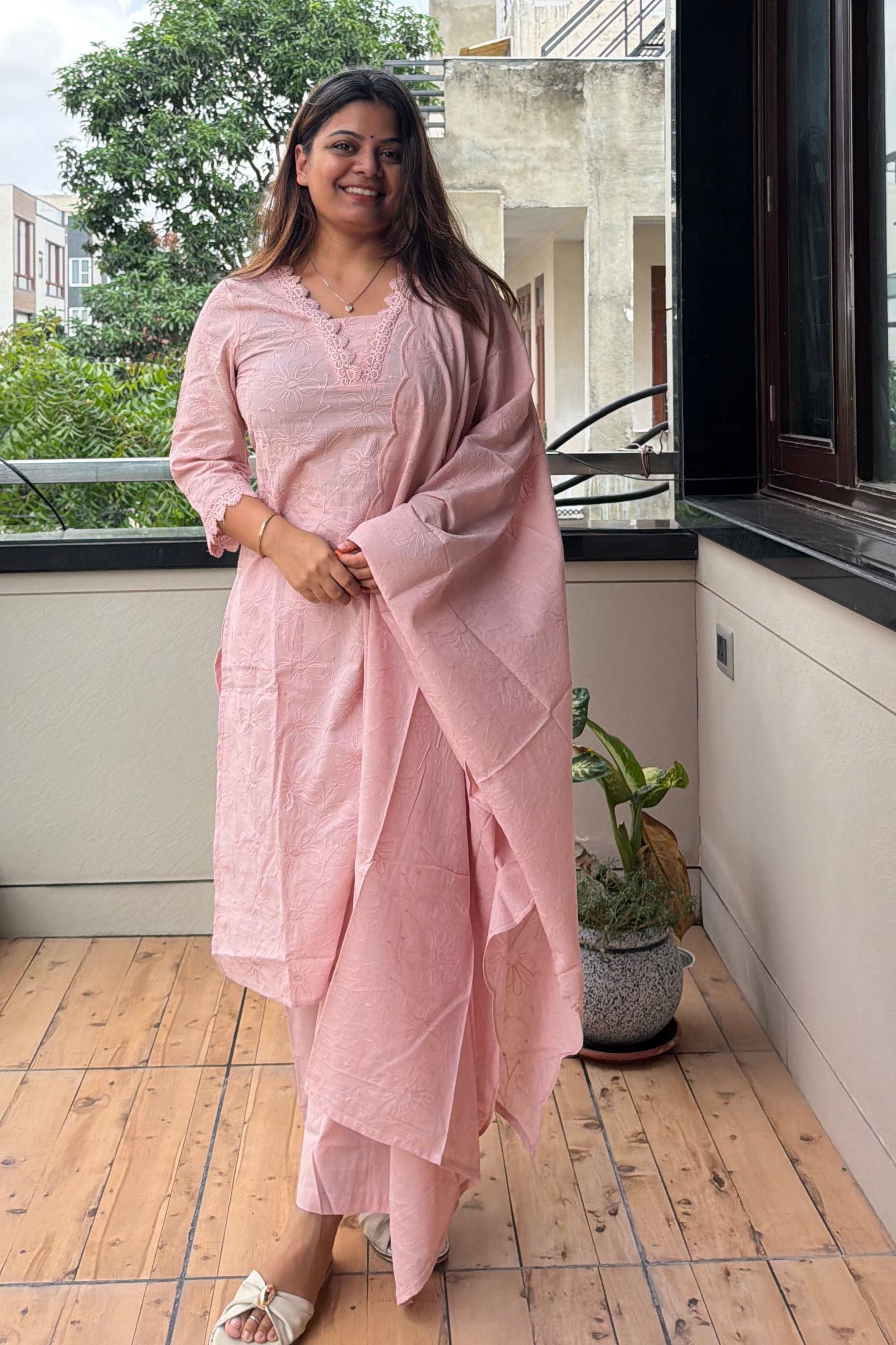 Dupatta Pant Set