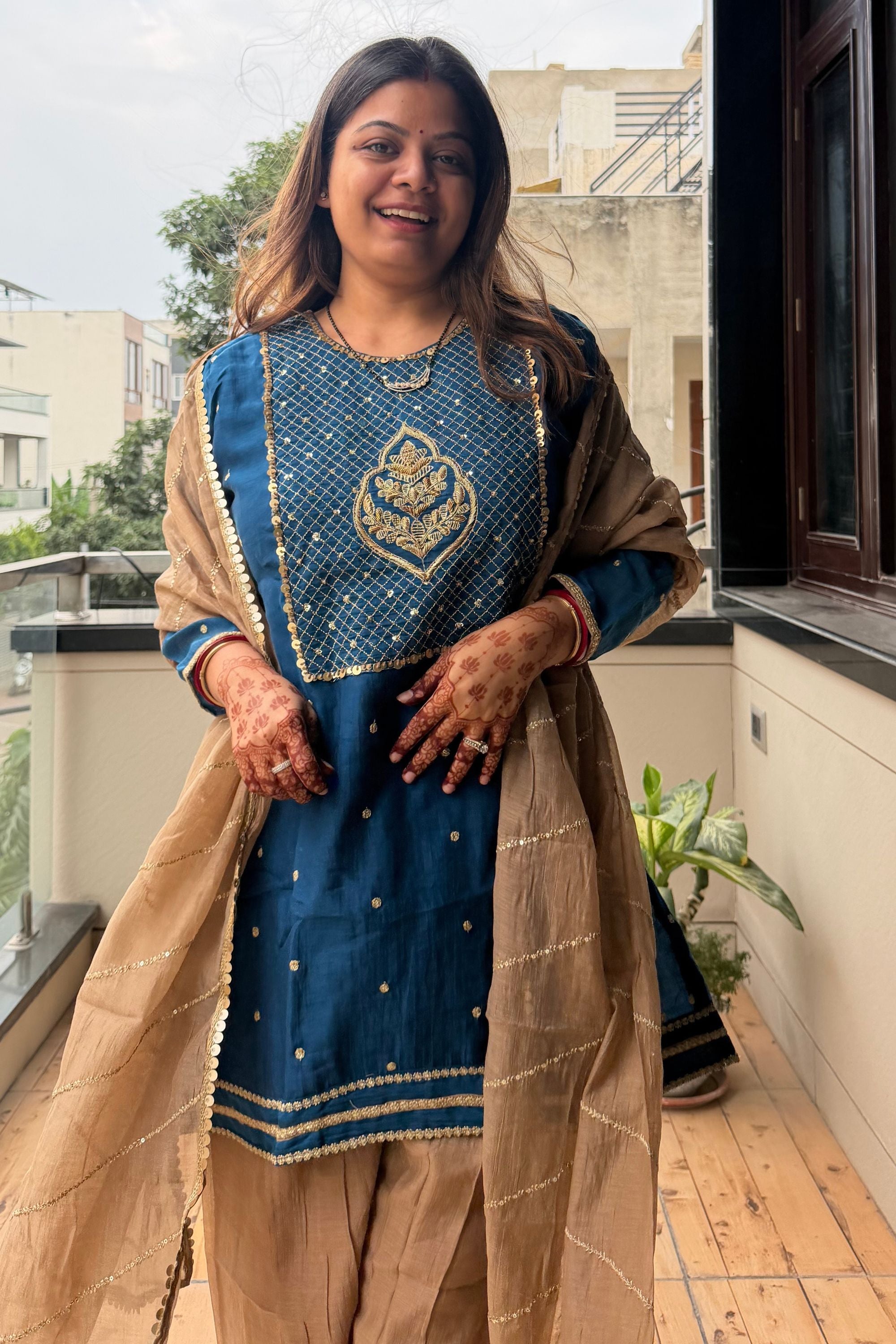 Dupatta Pant Set