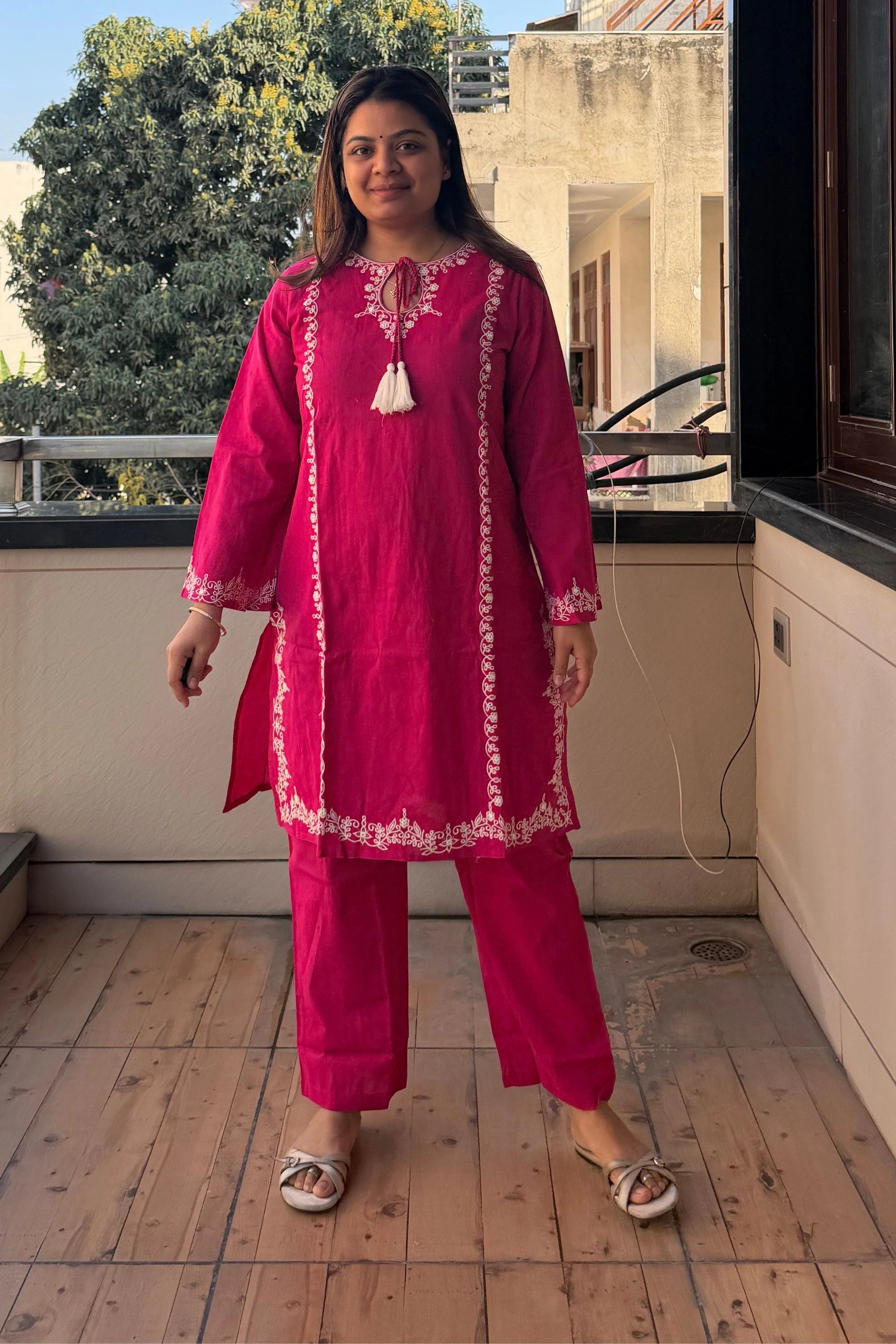 Pakistani Kurti Pant Set