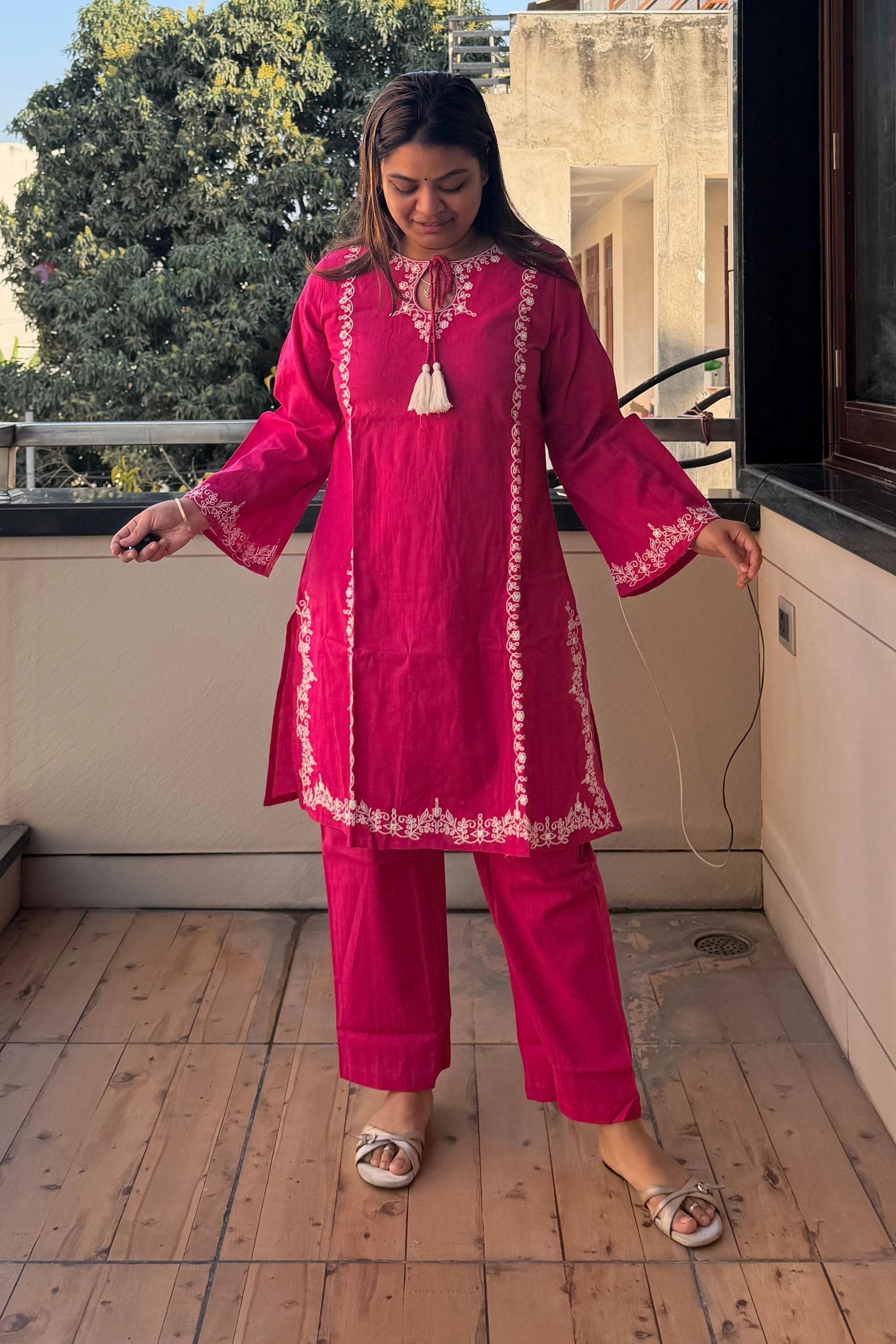 Pakistani Kurti Pant Set
