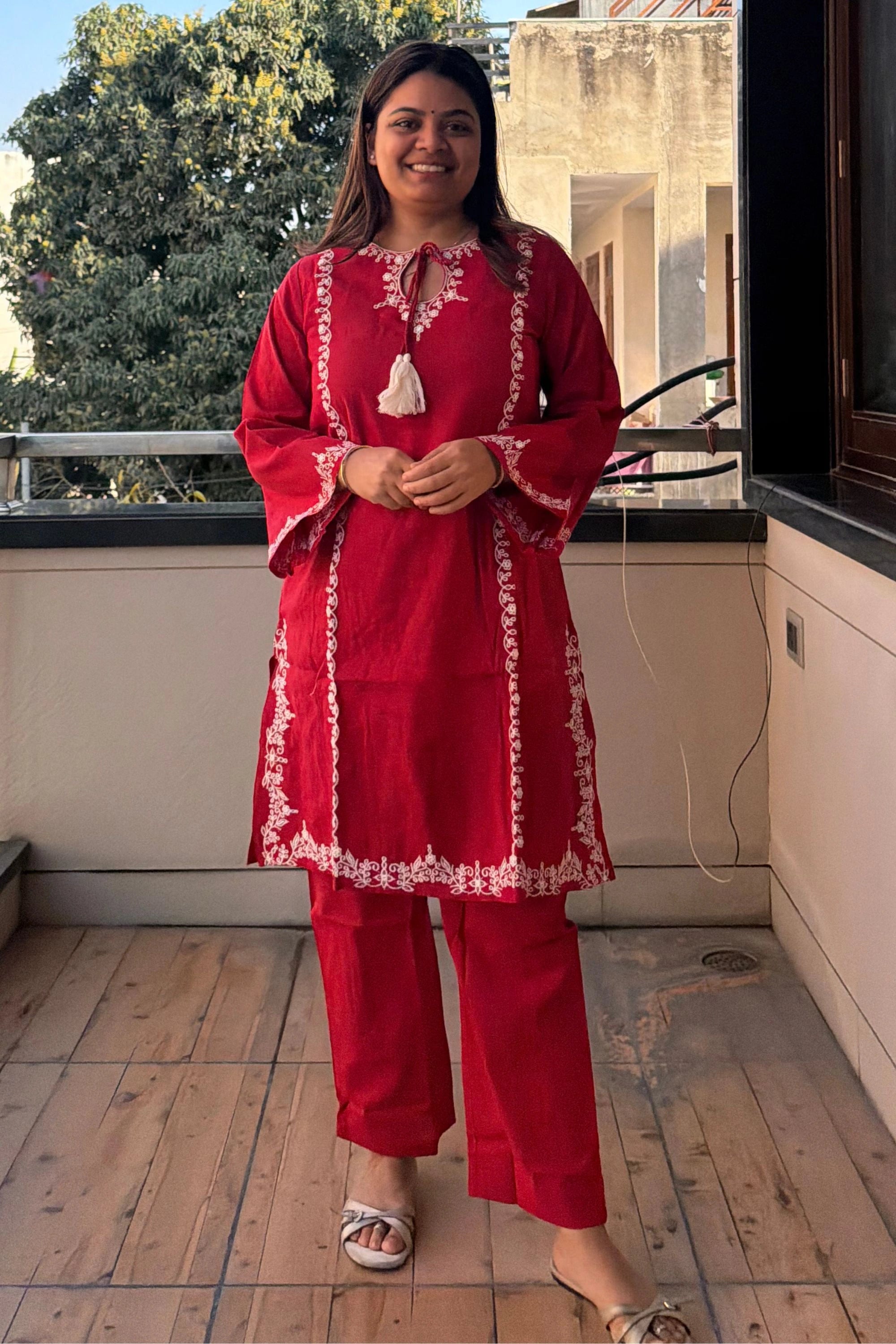 Pakistani Kurti Pant Set