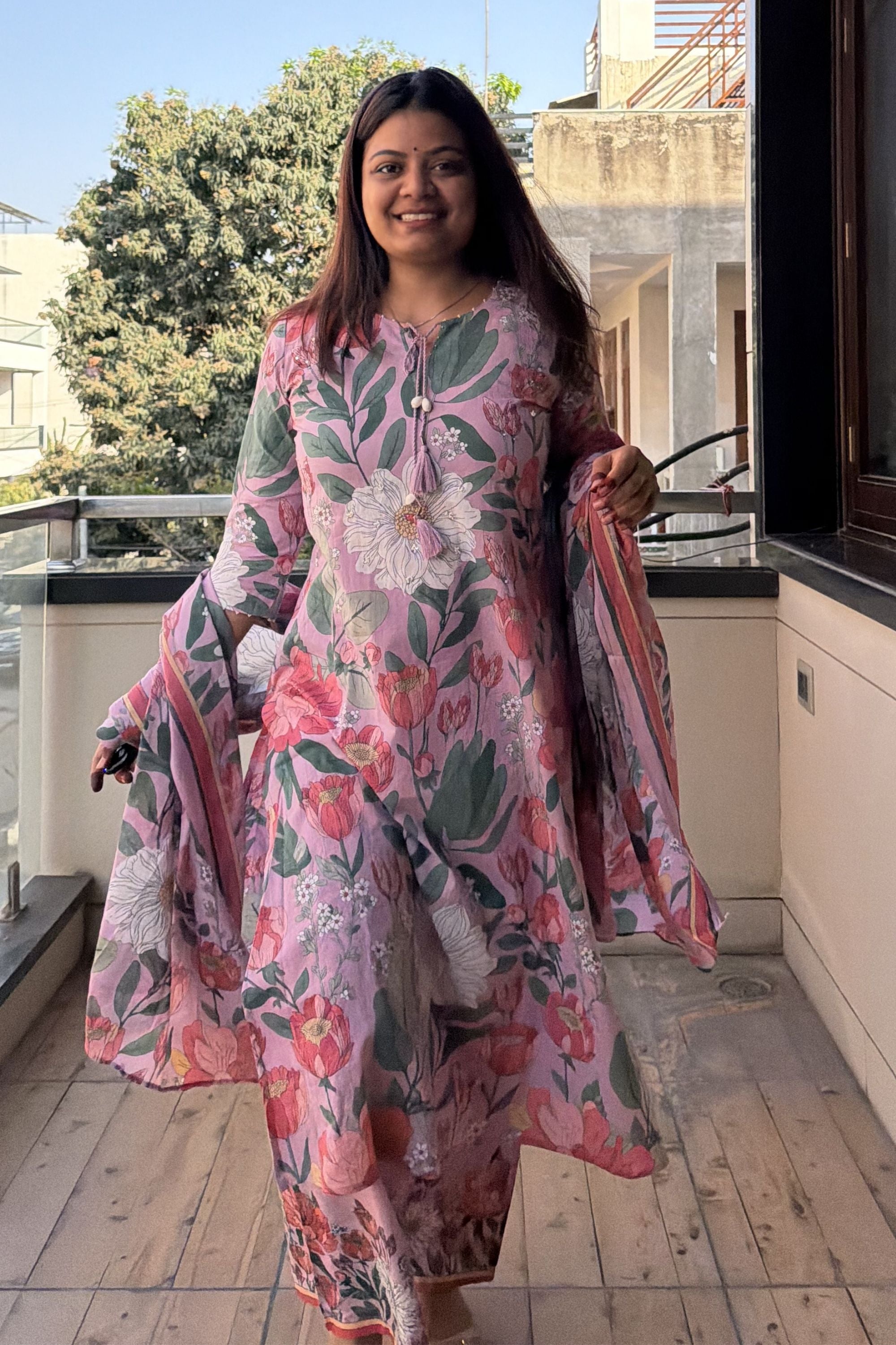 Dupatta Pant Set