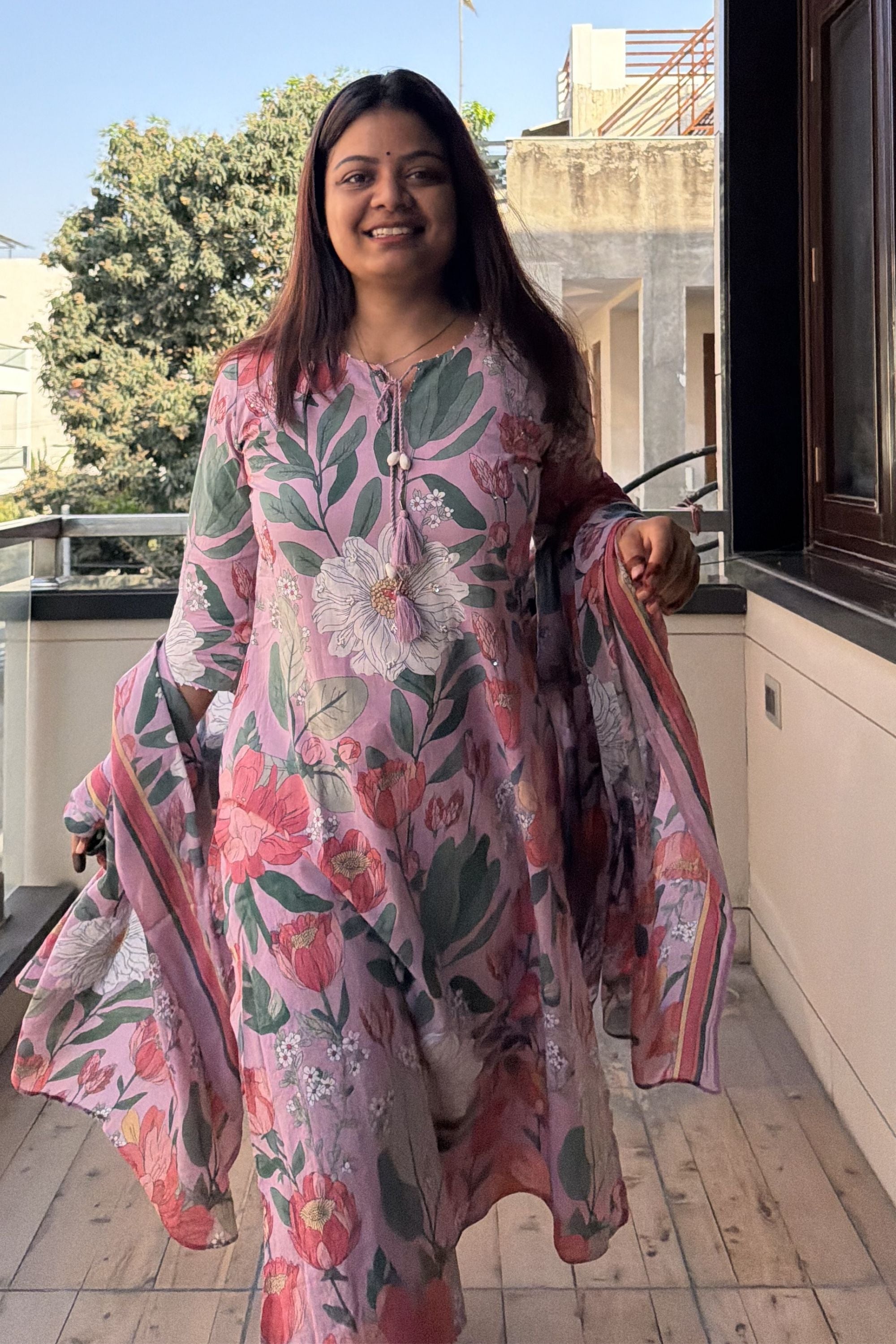 Dupatta Pant Set