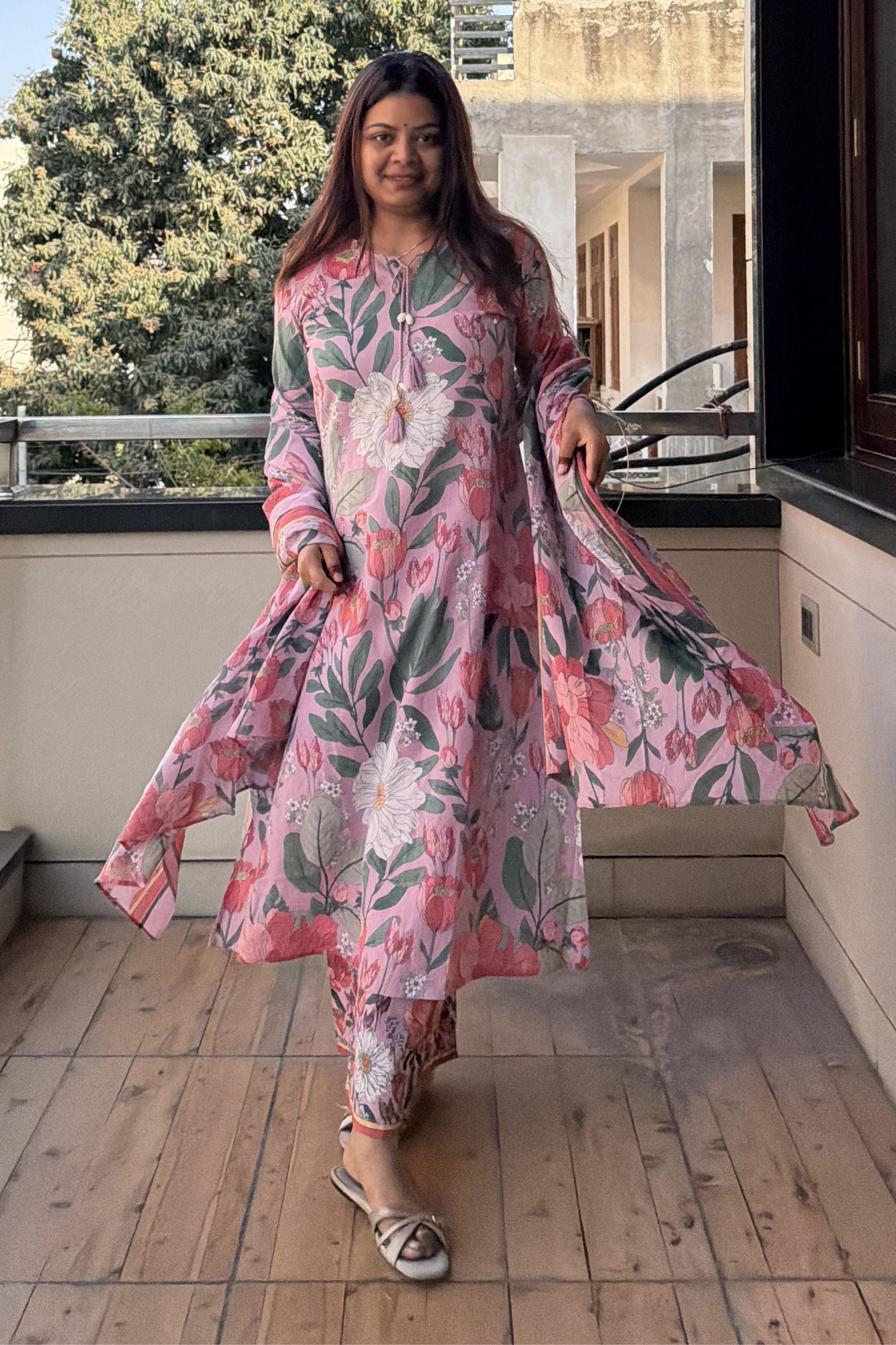 Dupatta Pant Set