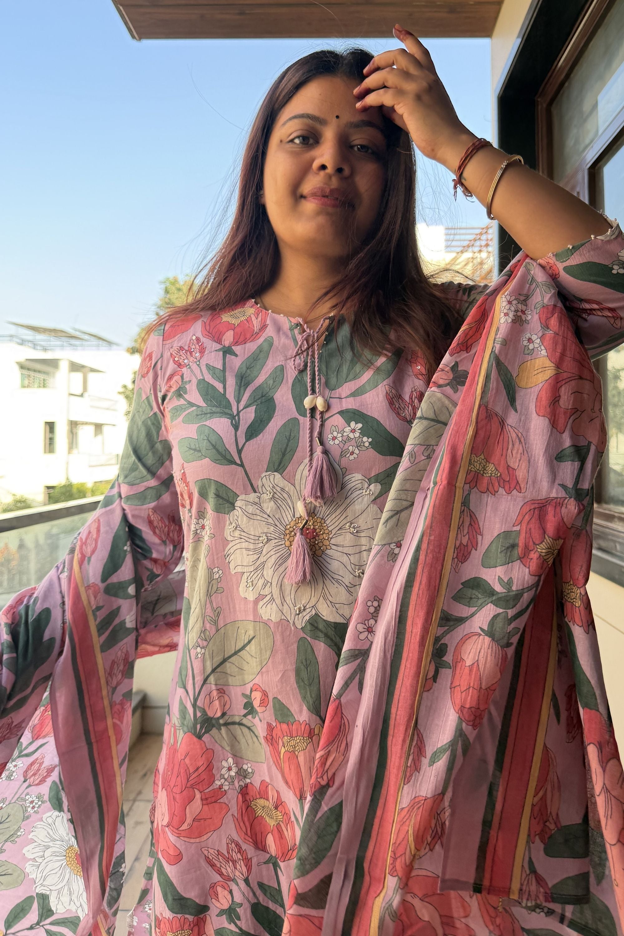 Dupatta Pant Set