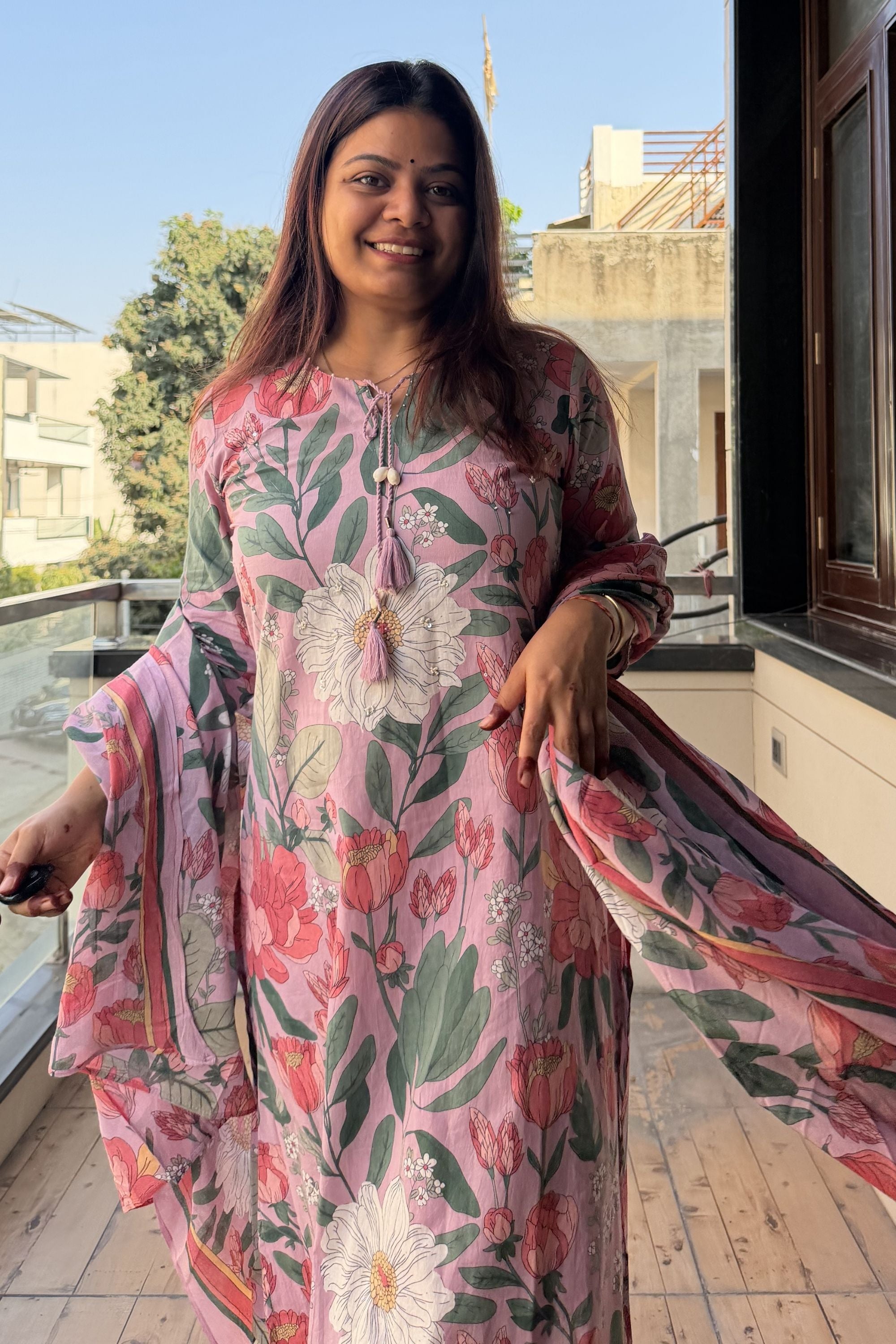 Dupatta Pant Set