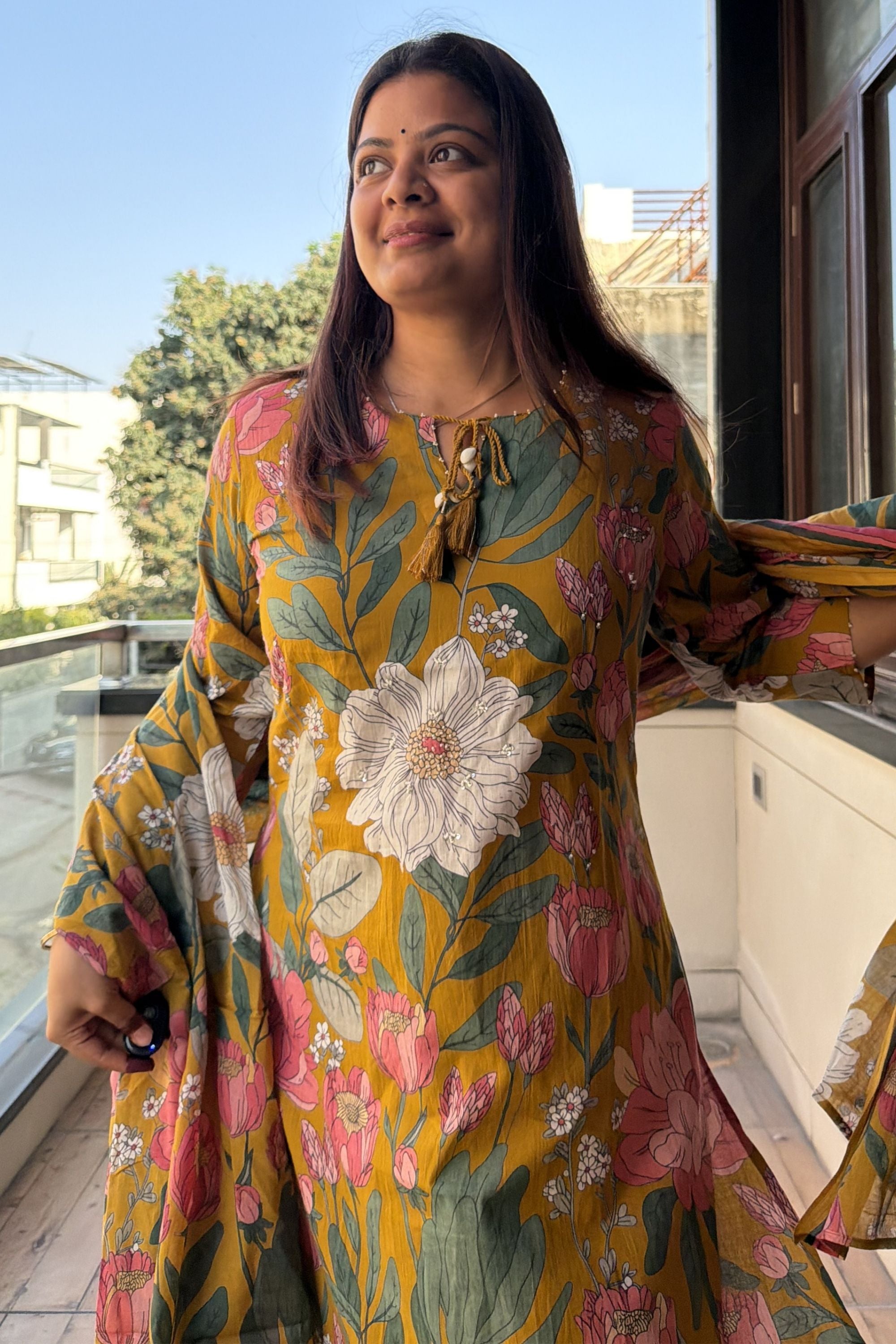 Dupatta Pant Set