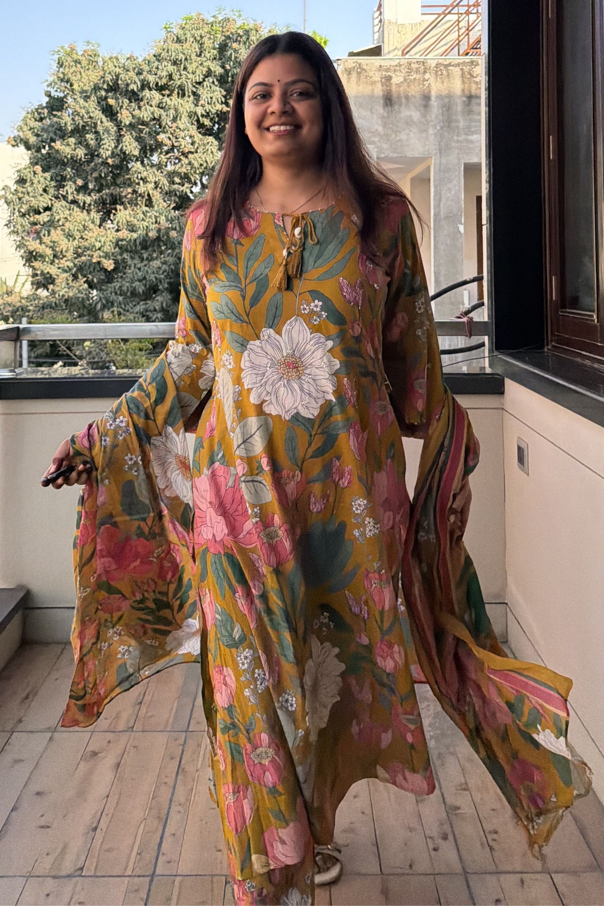 Dupatta Pant Set