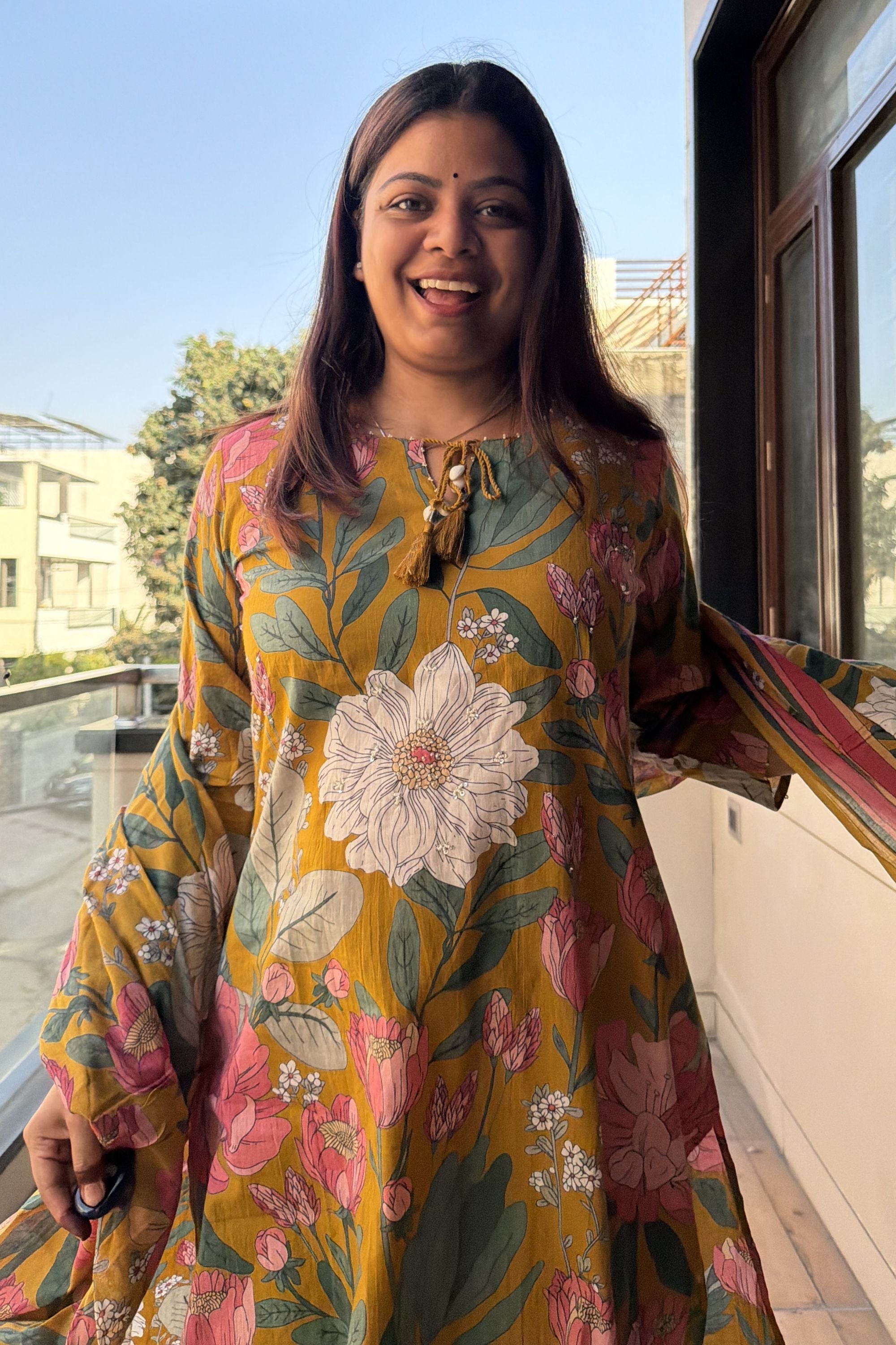 Dupatta Pant Set