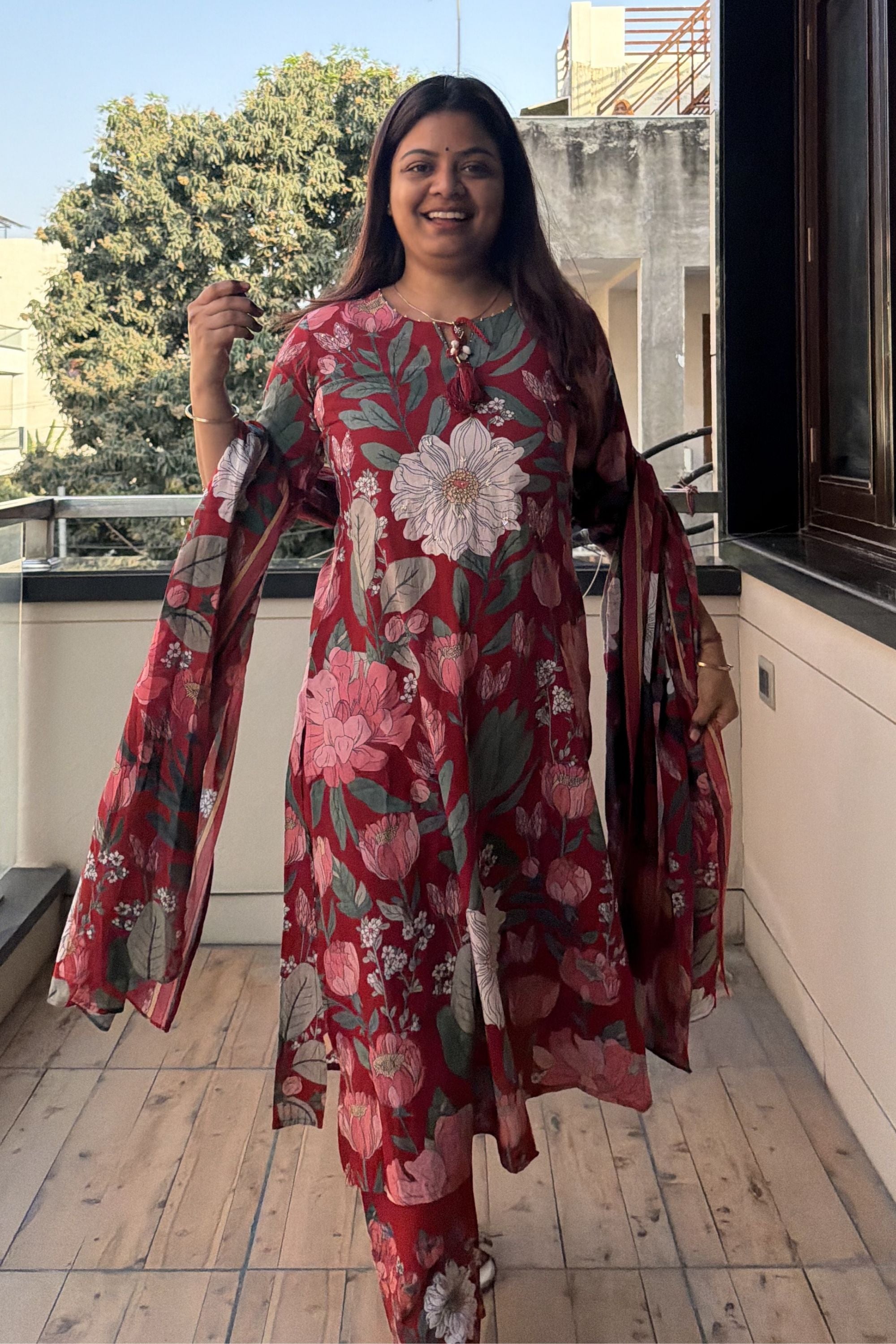 Dupatta Pant Set