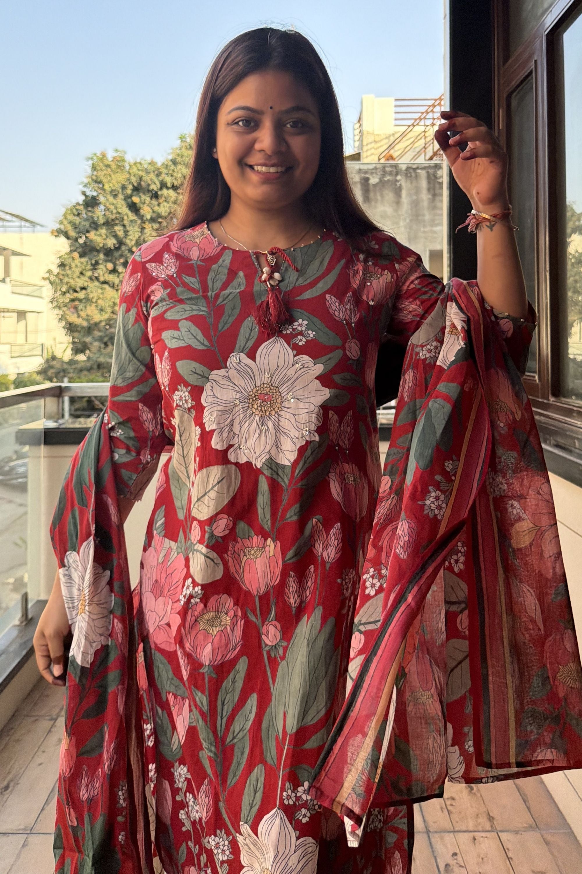 Dupatta Pant Set